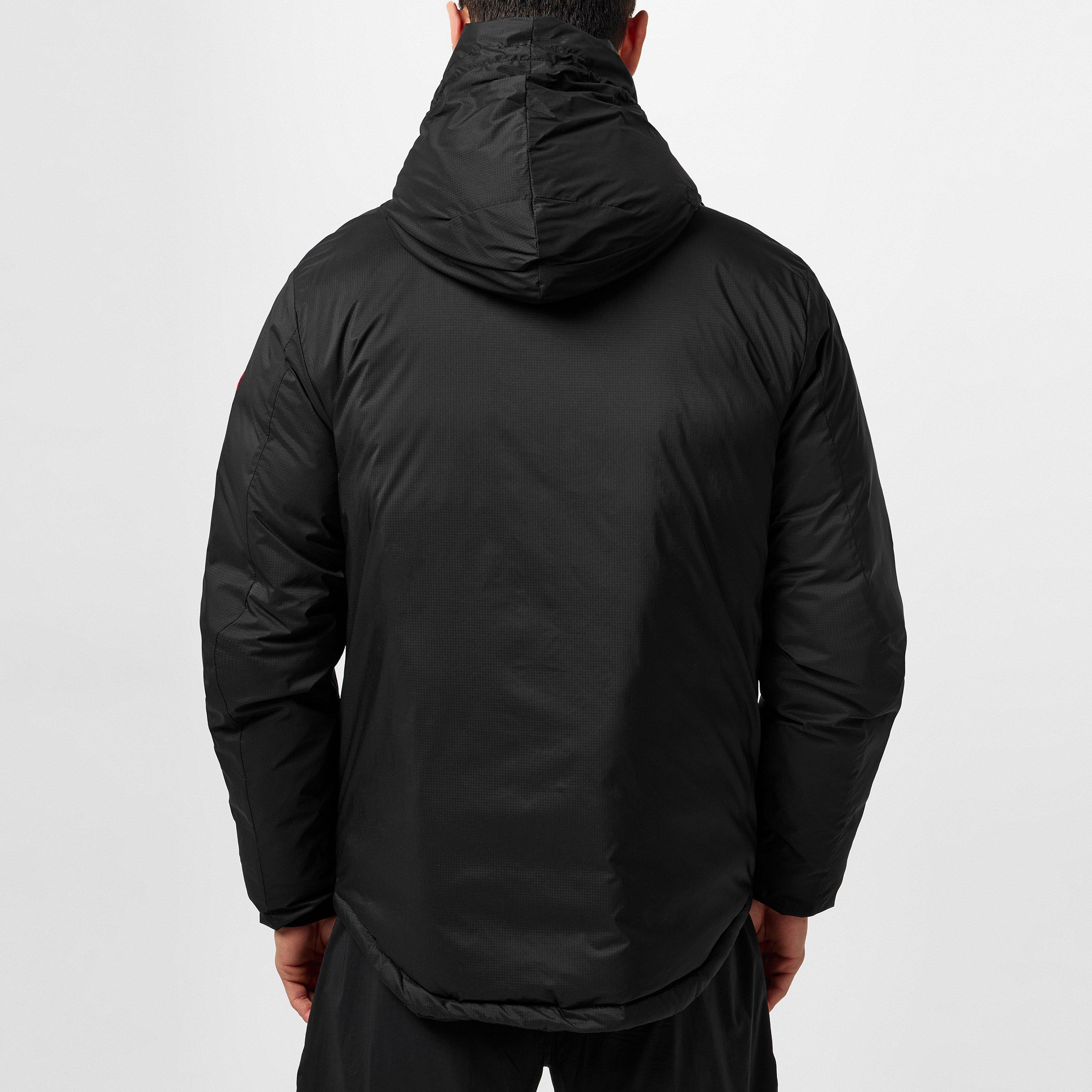 Black 61 - Canada Goose - Men's Lodge Down 750-Fill DWR Wind Resistant Hooded Short Puffer Jacket - 4