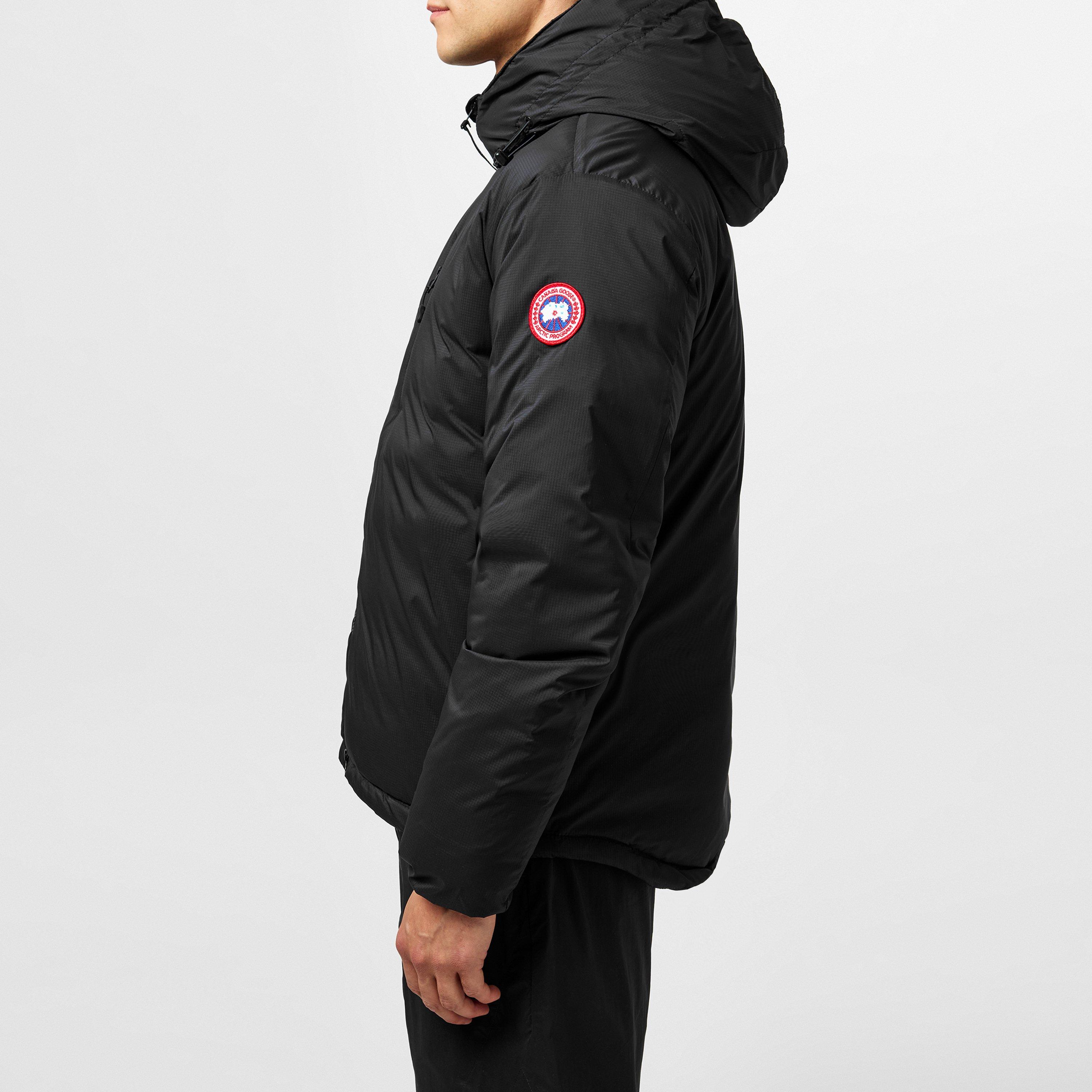 Black 61 - Canada Goose - Men's Lodge Down 750-Fill DWR Wind Resistant Hooded Short Puffer Jacket - 5