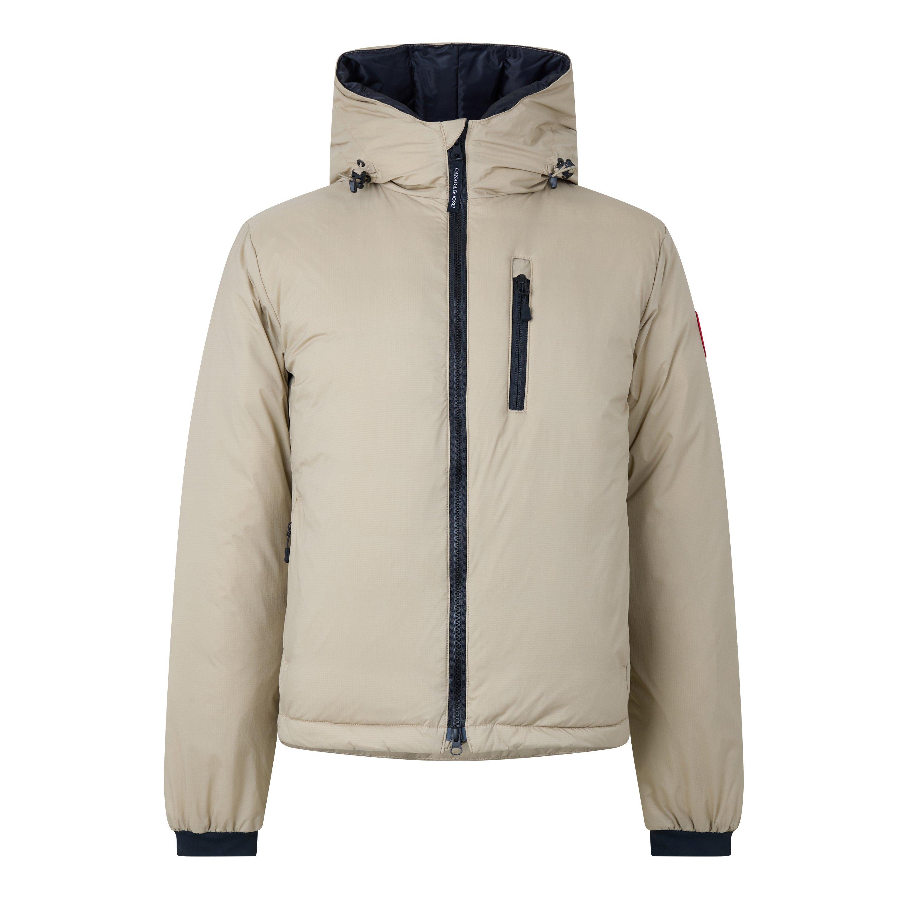 Canada Goose Men's Lodge Down 750-Fill DWR Wind Resistant Hooded Short Puffer Jacket