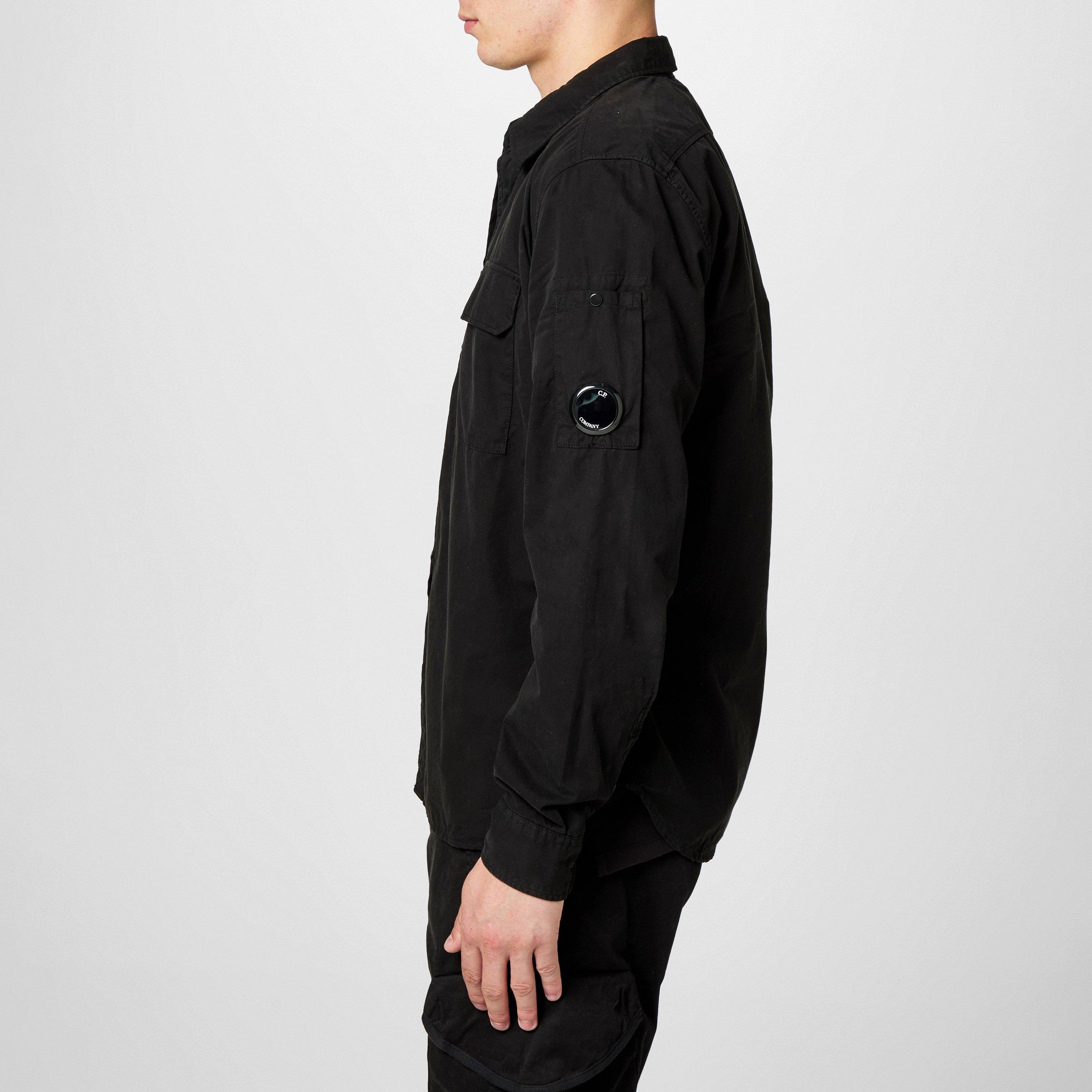 Black 999 - CP Company - Men's Lens Double Chest Overshirt - 5