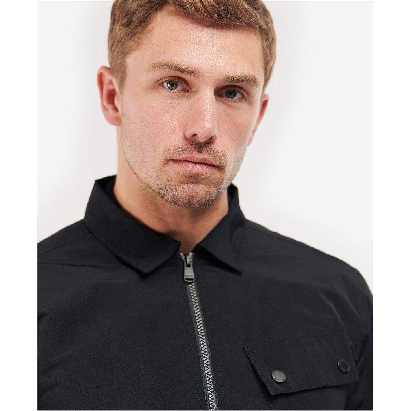 Black BK31 - Barbour International - Skyline Overshirt - 4