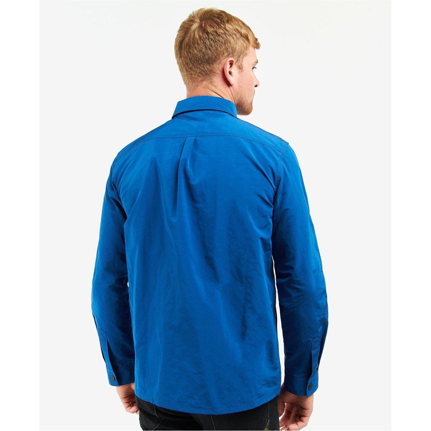 Blue - Barbour International - Men's Skyline Long Sleeve Zip Overshirt - 2