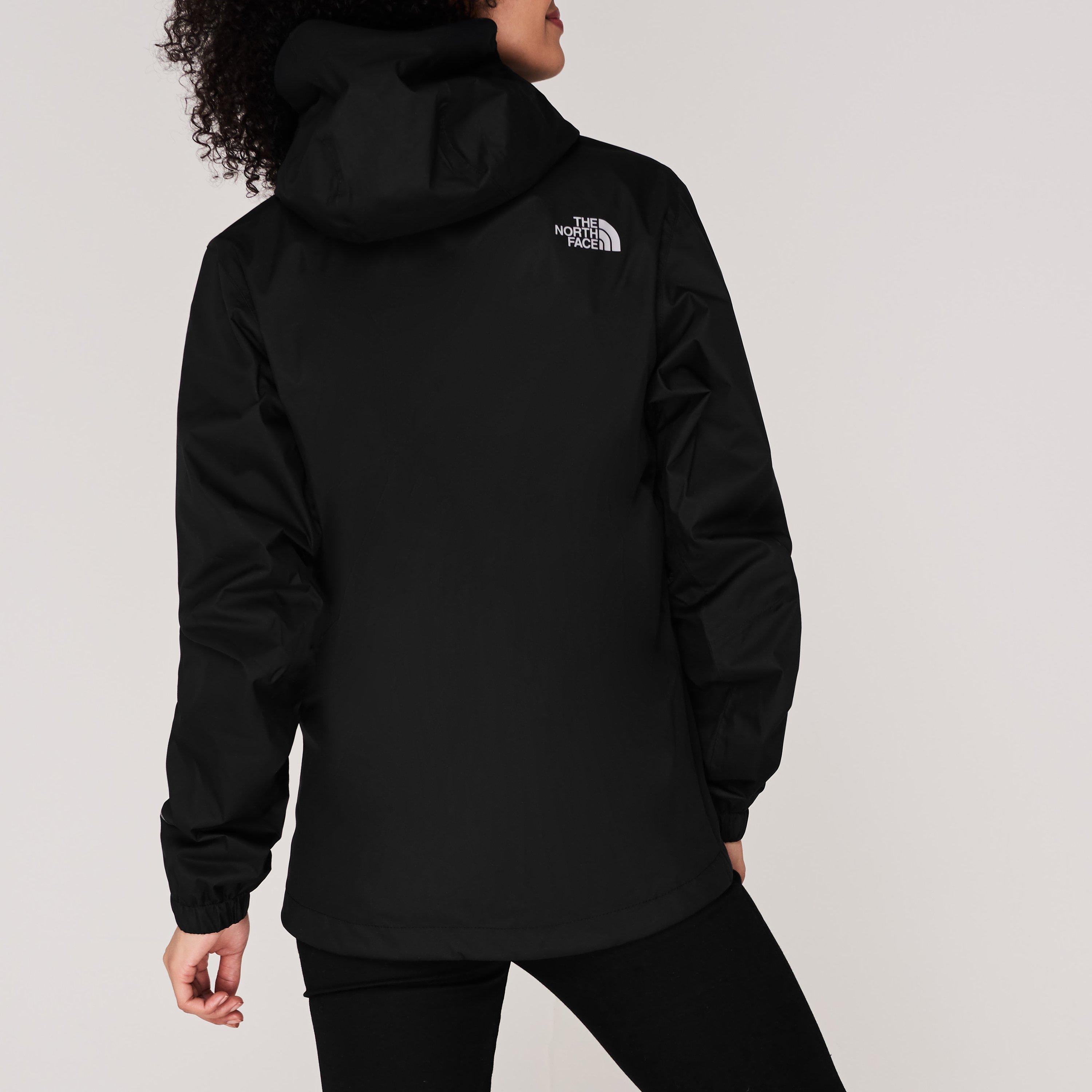 Veste noire TNF JK3 - The North Face - Quest Hooded Jacket Womens - 3