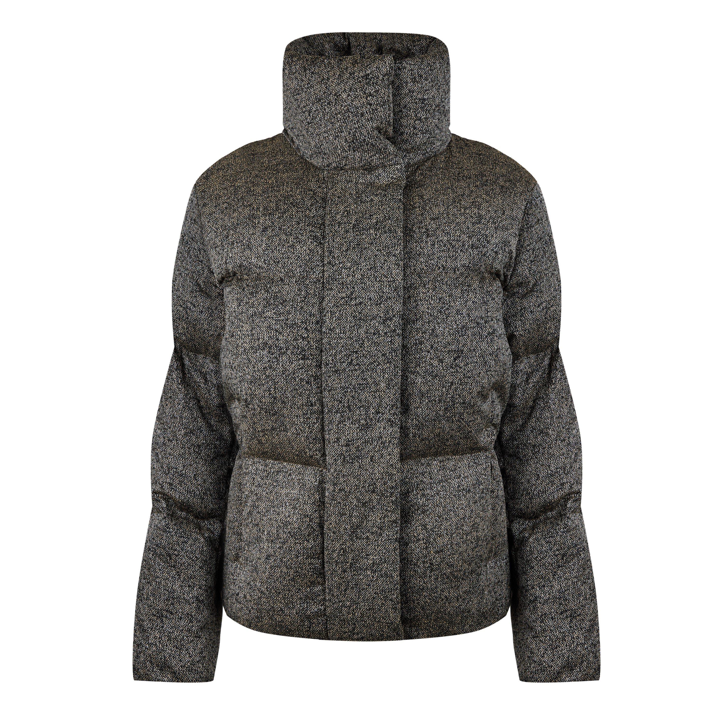 Burnt Oak - Belstaff - Women's Juniper RDS-Certified Down Long Sleeve Water-Resistant Short Puffer Jacket - 1