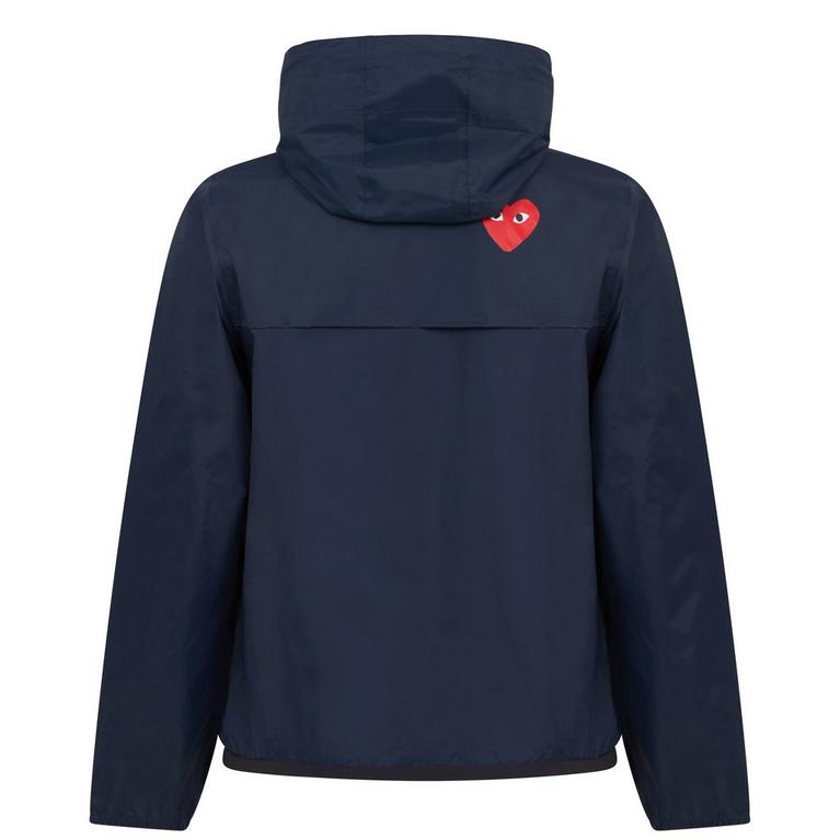 Comme des Garcons PLAY | X K-Way Full Zip Jacket | Rain Comme des Garcons PLAY | X K-Way Full Zip Jacket | Rain