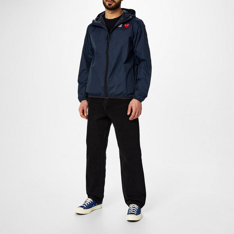 Comme des Garcons PLAY | X K-Way Full Zip Jacket | Rain Comme des Garcons PLAY | X K-Way Full Zip Jacket | Rain