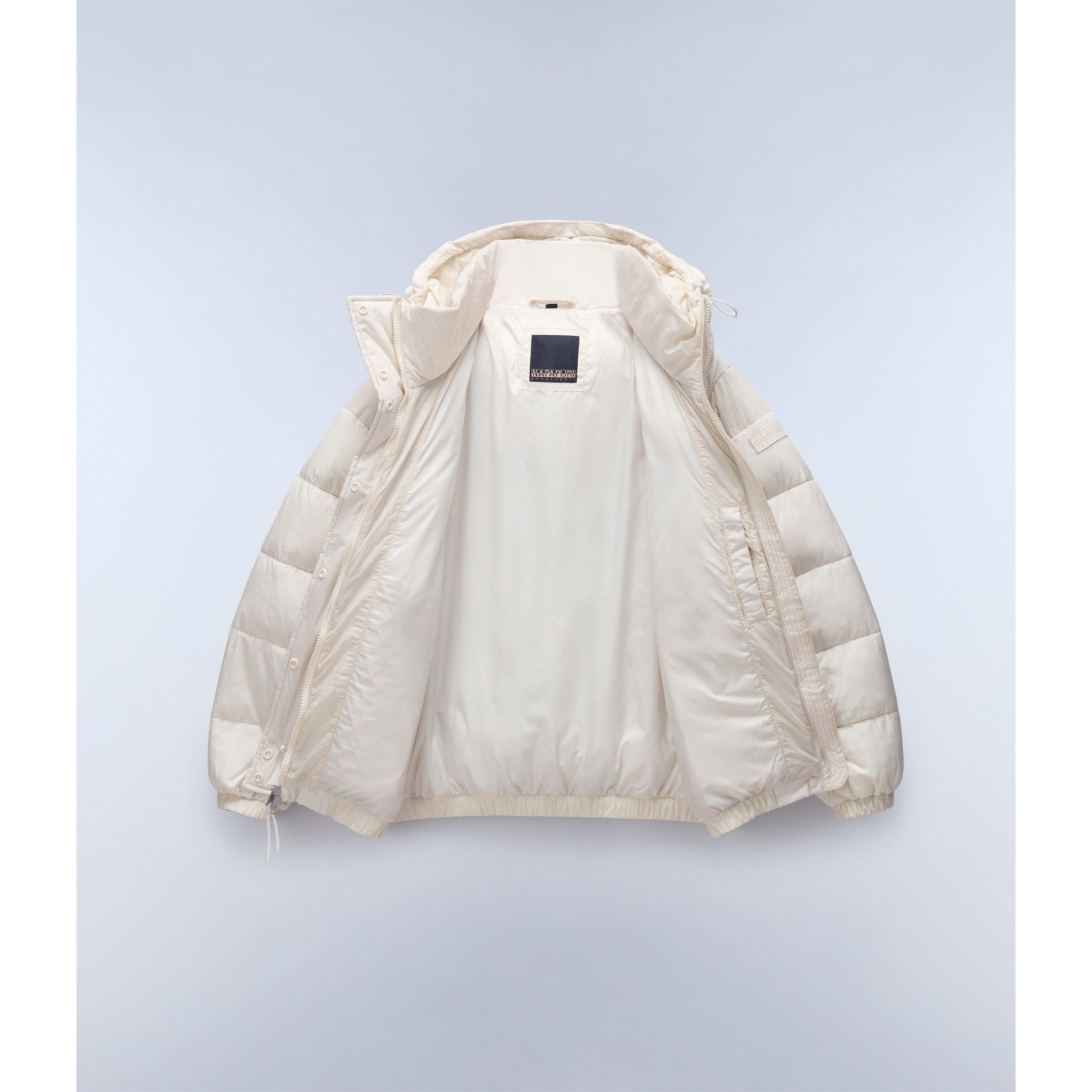 Beige Dimity - Napapijri - Women's Napa Claree Lightweight Water-Resistant Short Puffer Jacket - 3