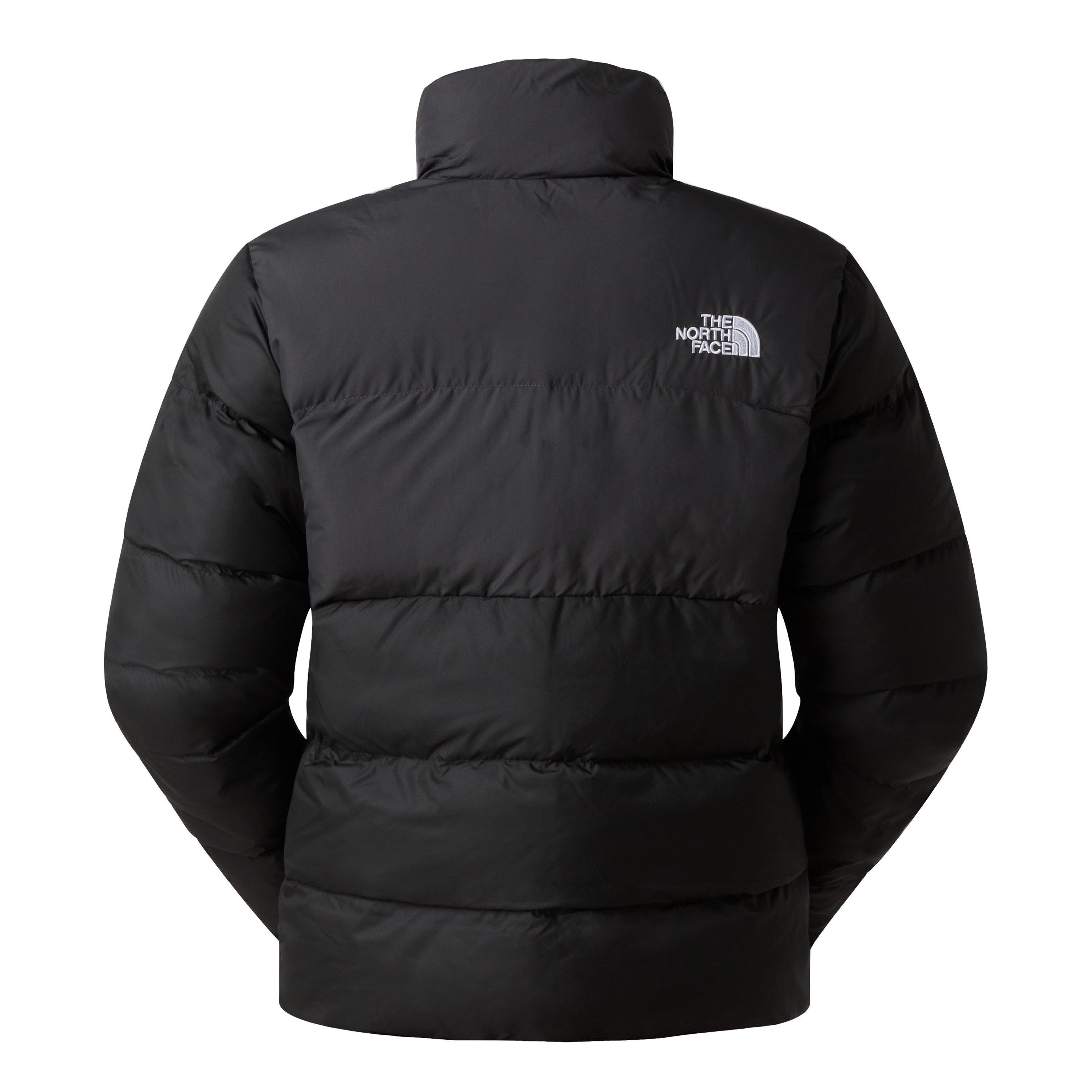 Zwart/Asfalt - The North Face - Womens Saikuru Water and Wind Resistant Oversized Fit Short Puffer Jacket - 2