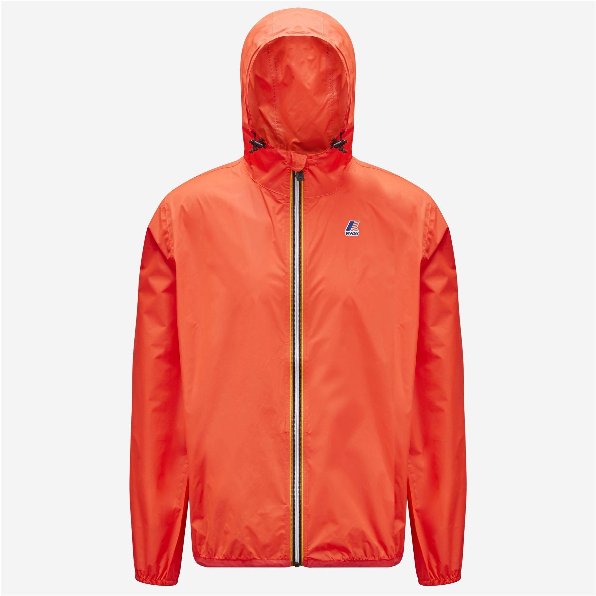Red Flu/Pap 781 - K Way - Unisex Kids Claude 3.0 Waterproof Hooded Long Sleeve Rain Anorak - 1