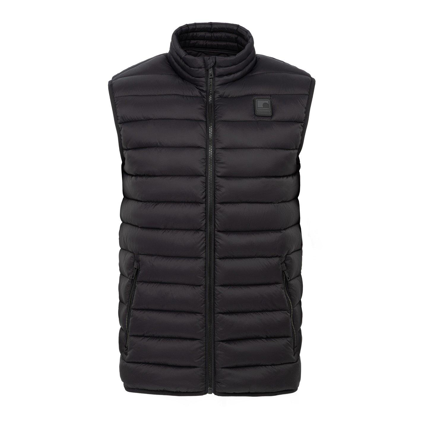 Black - SoulCal - Mens Soul Cal Micro Lightweight Gilet - 1