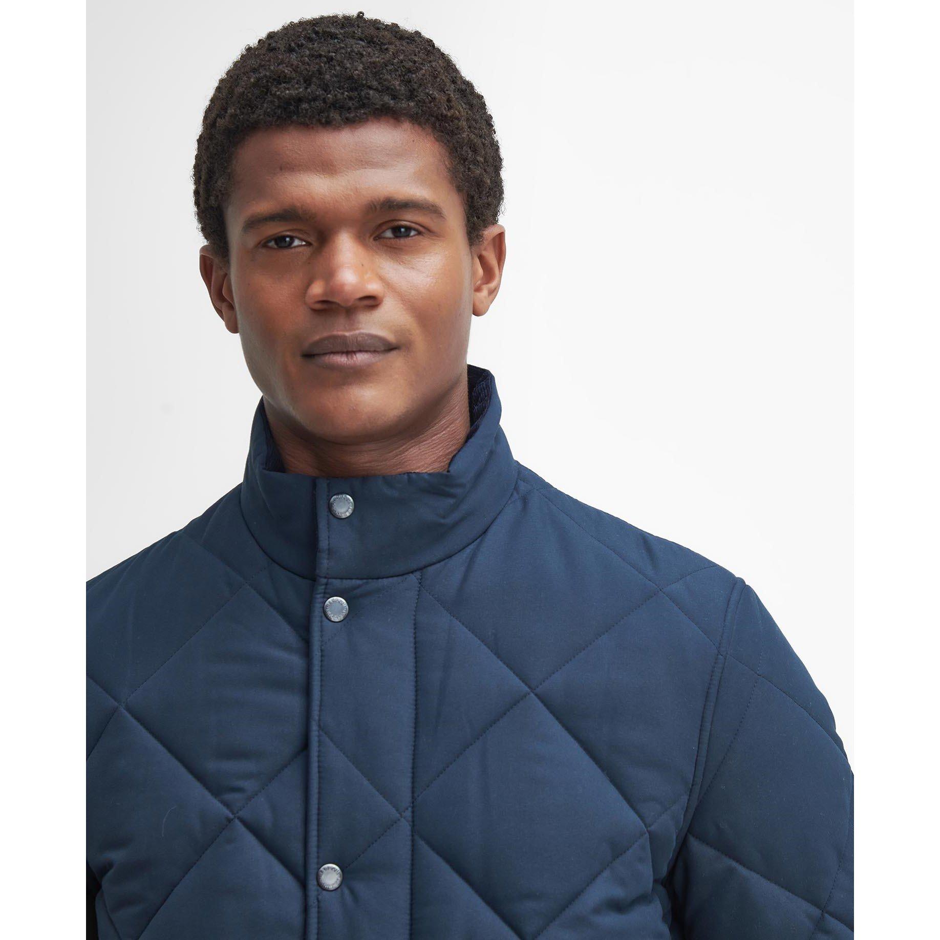 Navy NY74 - Barbour - Men's Winter Chelsea Quilted Jacket - 4