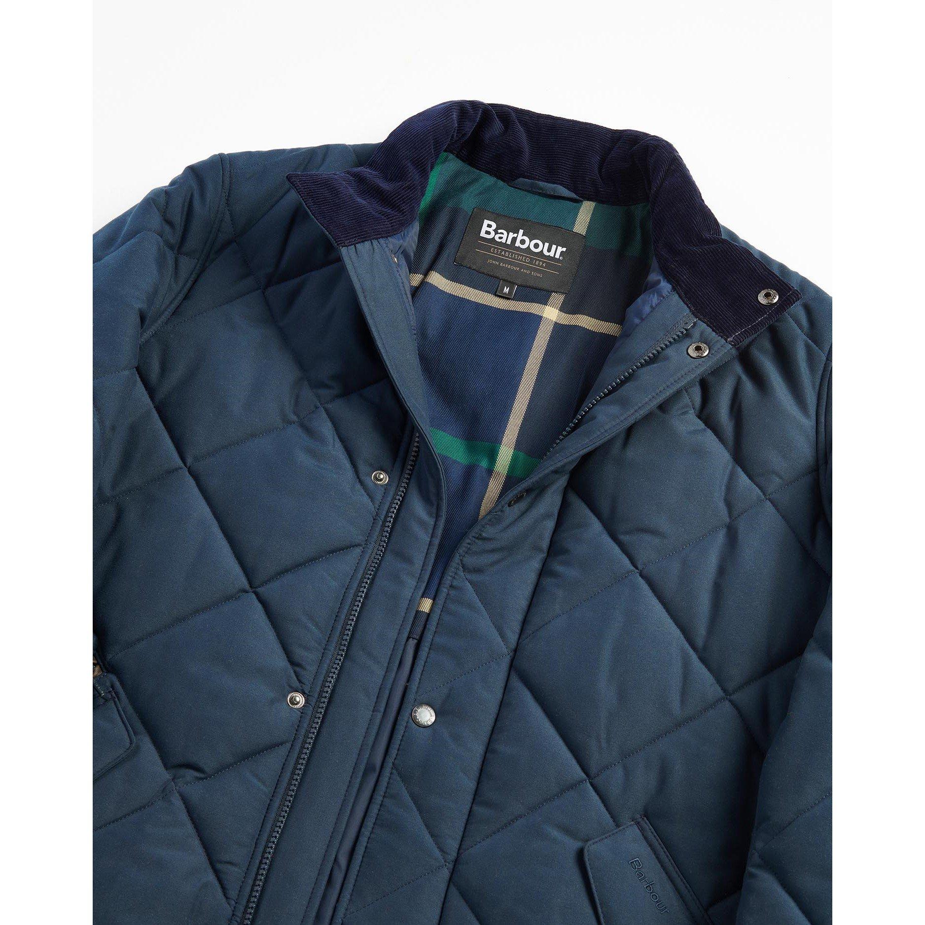 Navy NY74 - Barbour - Men's Winter Chelsea Quilted Jacket - 8