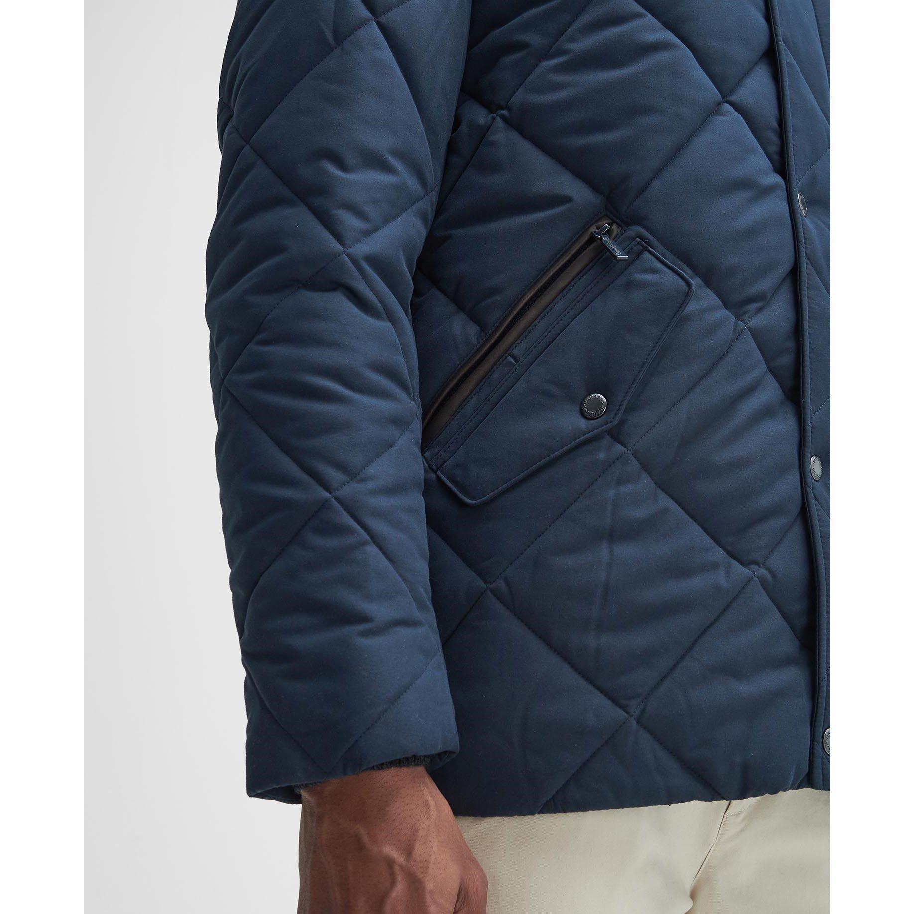 Navy NY74 - Barbour - Men's Winter Chelsea Quilted Jacket - 9