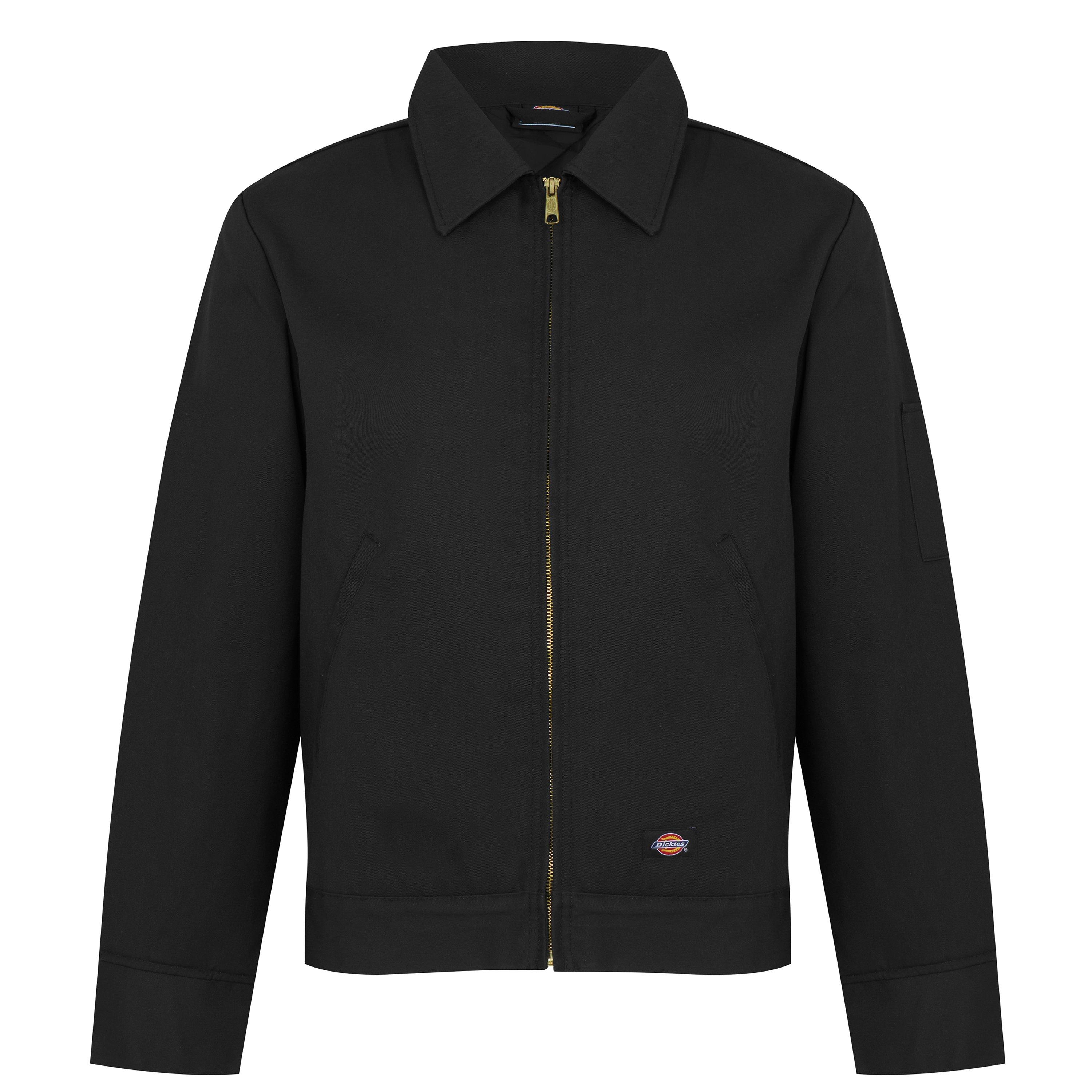 Black BLK1 - Dickies - Men's Eisenhower Harrington Jacket - 7