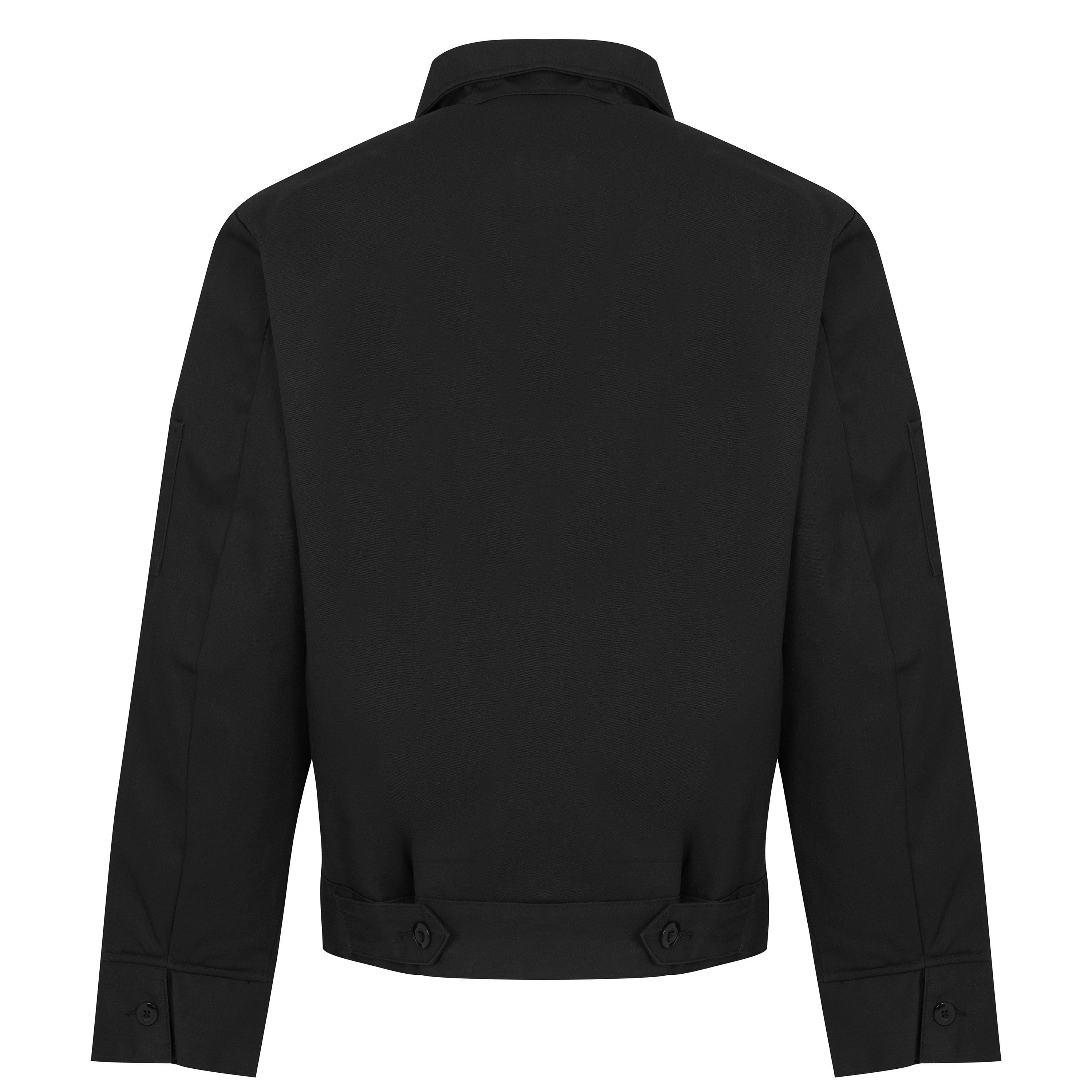 Black BLK1 - Dickies - Men's Eisenhower Harrington Jacket - 8