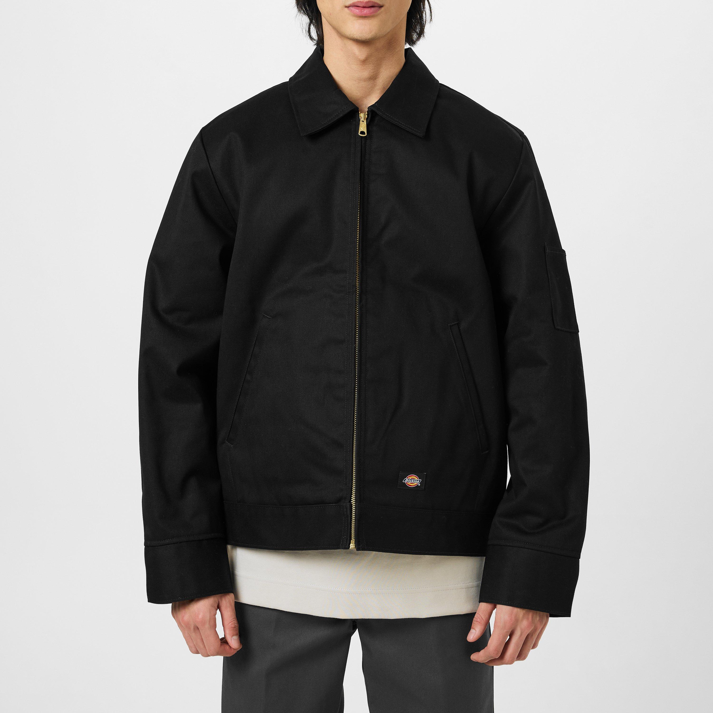 Black BLK1 - Dickies - Men's Eisenhower Harrington Jacket - 3