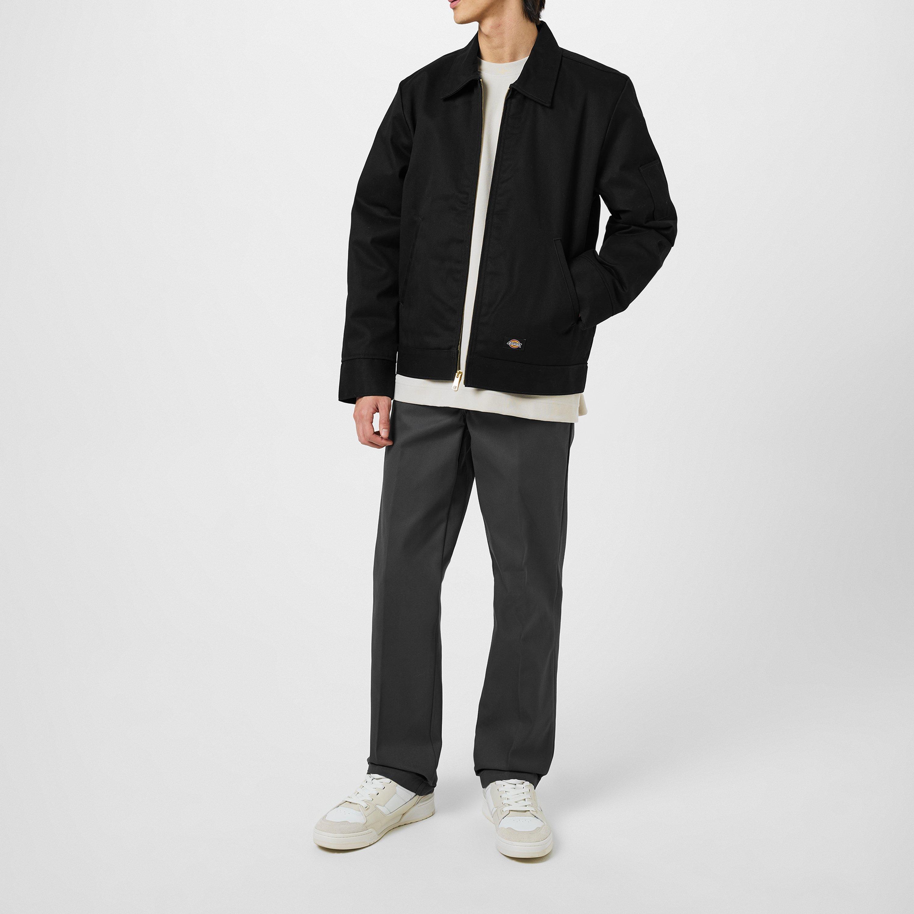Black BLK1 - Dickies - Men's Eisenhower Harrington Jacket - 6
