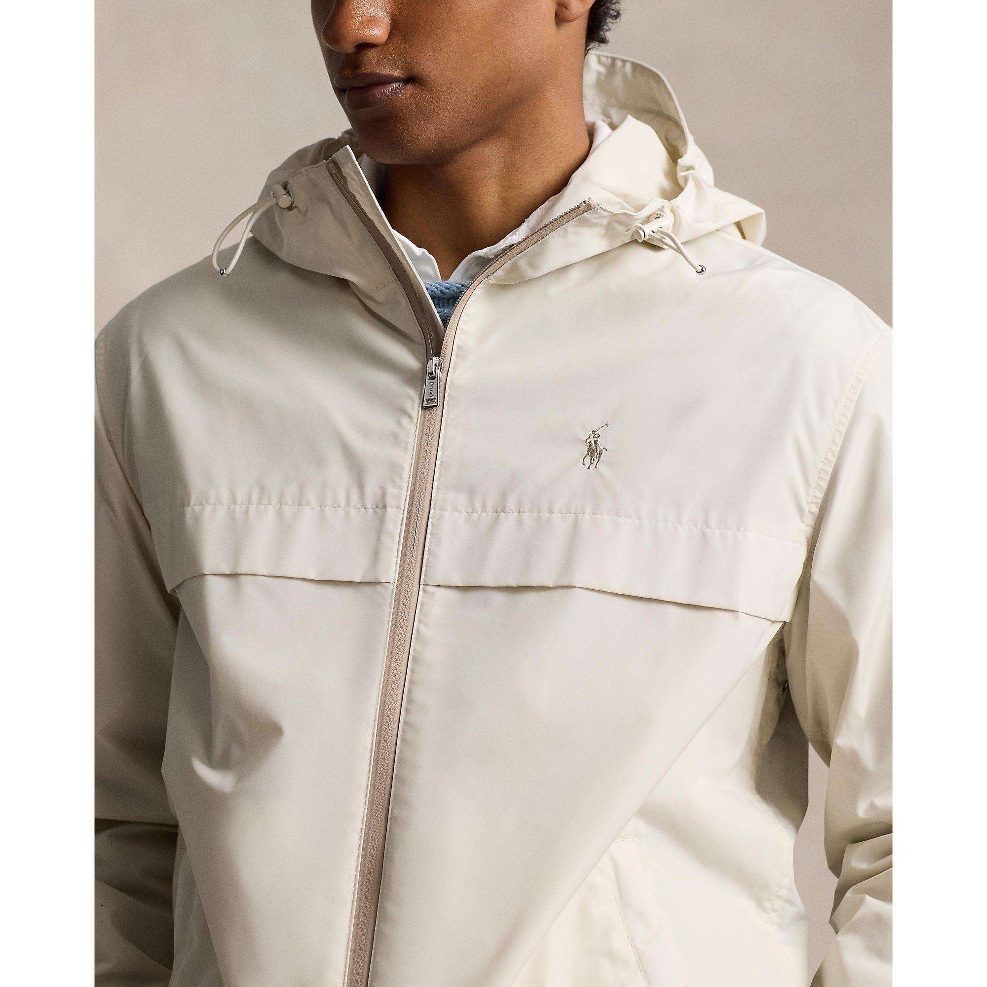 New Stone - Polo Ralph Lauren - Men's Full Zip Long Sleeve Hip Length Windbreaker - 4