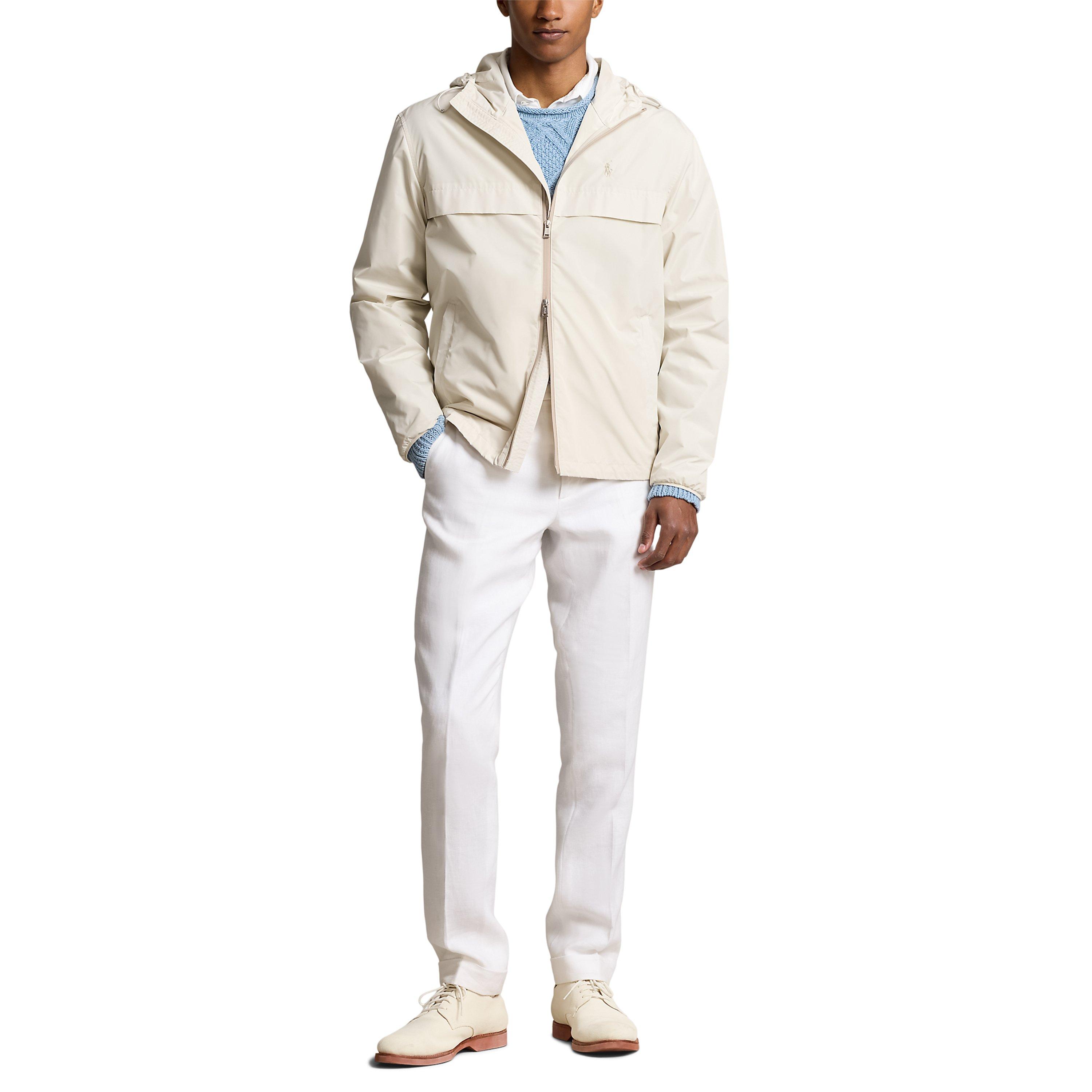 New Stone - Polo Ralph Lauren - Men's Full Zip Long Sleeve Hip Length Windbreaker - 4