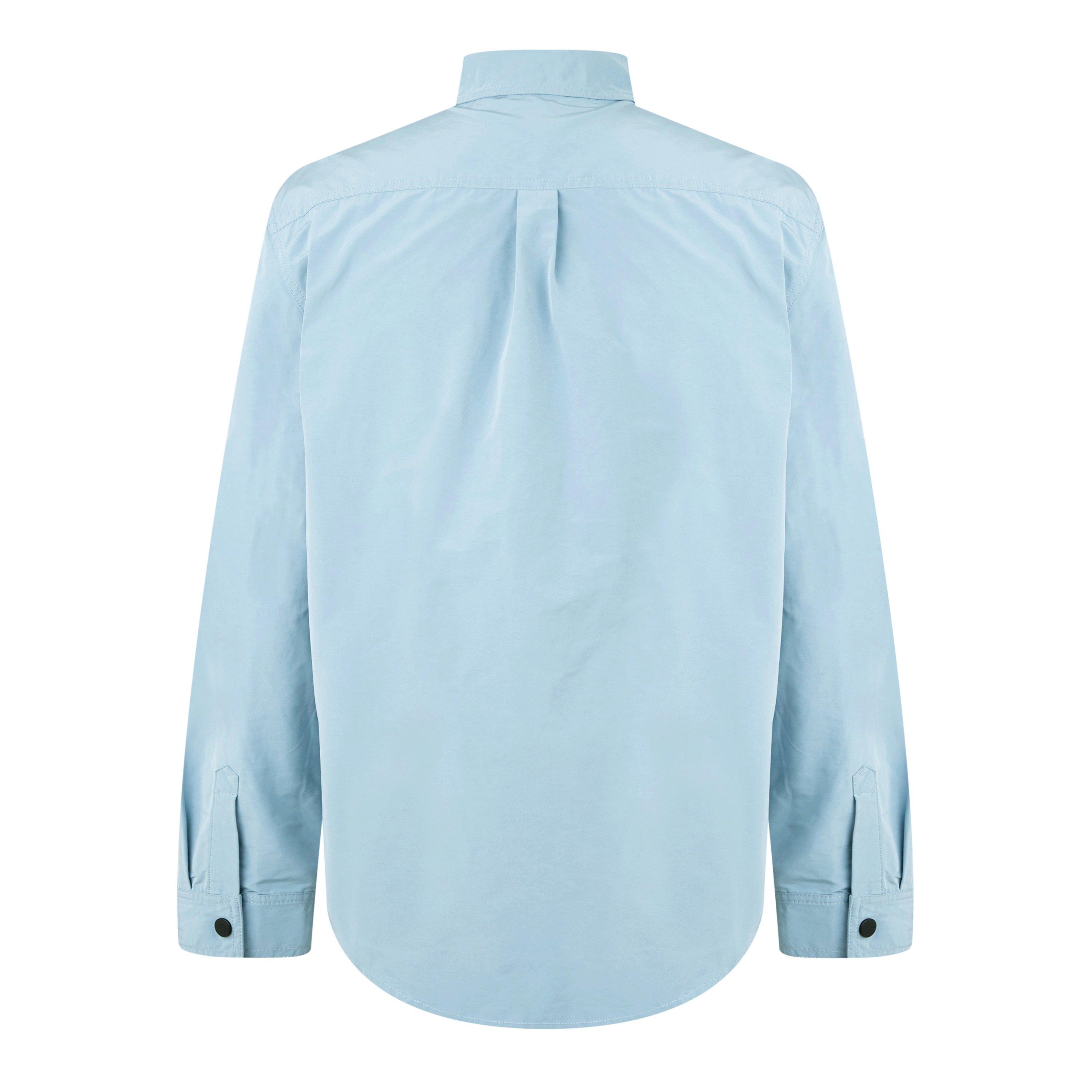 Powder Blue - Barbour International - Men's Link Long Sleeve Tailored Fit Overshirt - 6