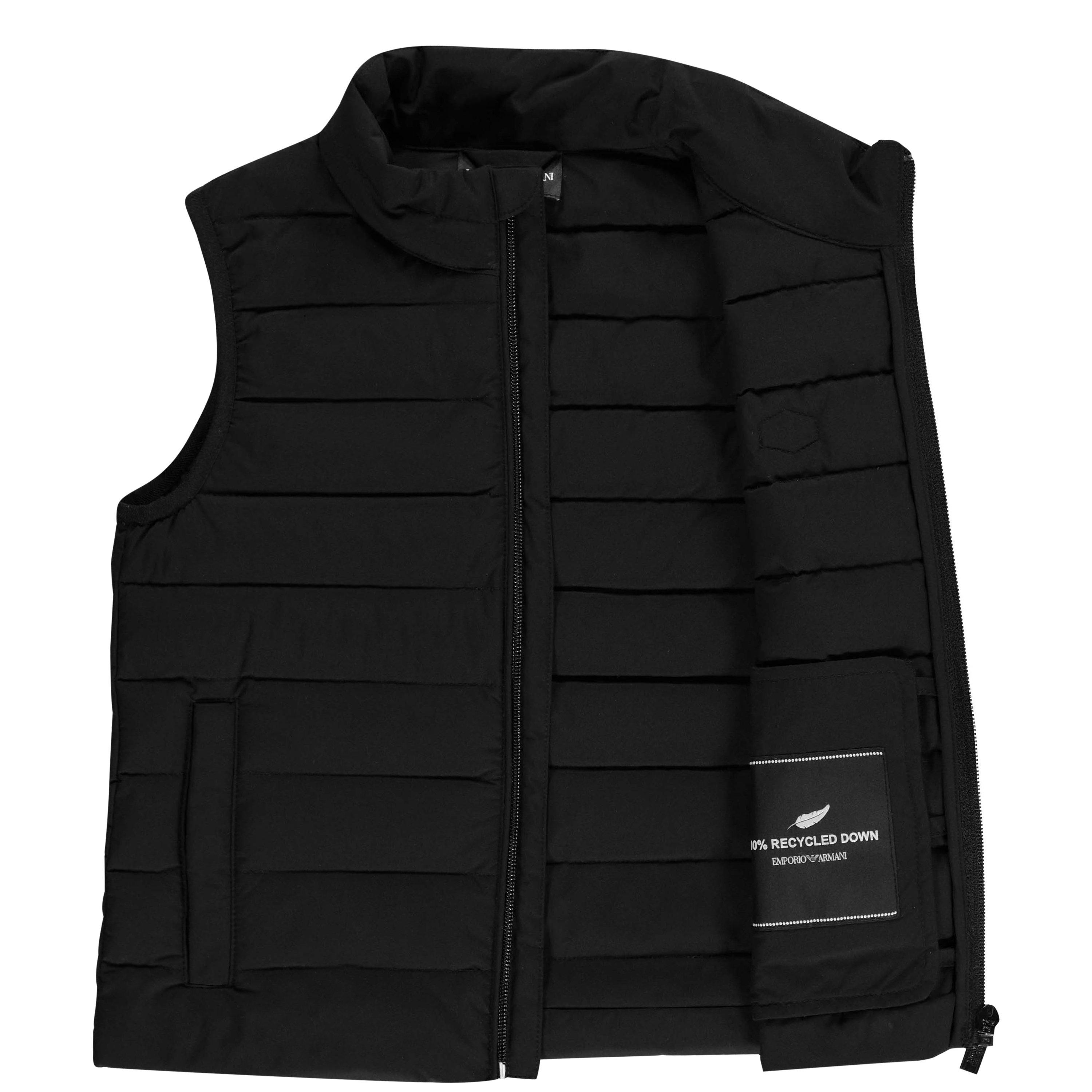 Black 0999 - Emporio Armani - Badge Logo Gilet - 3