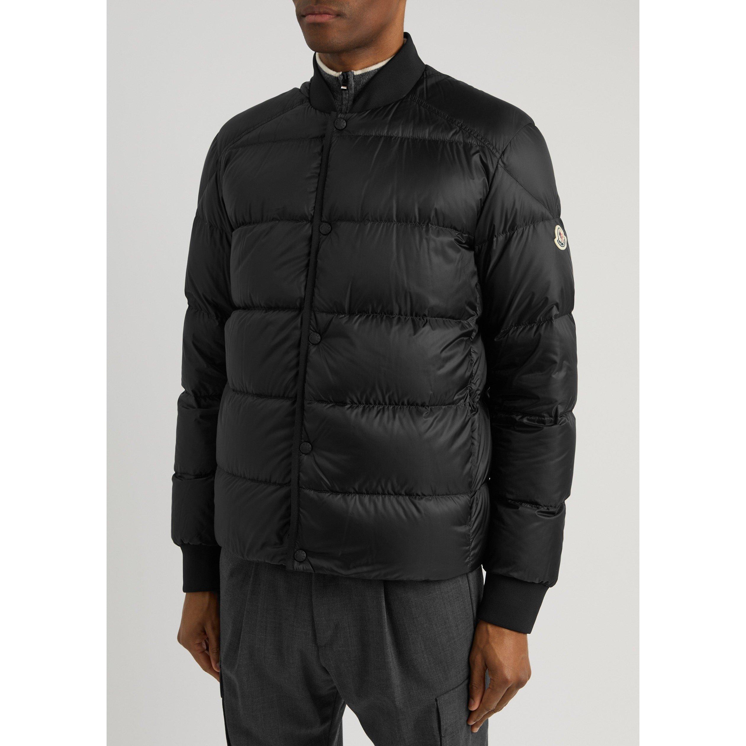BLACK - Moncler - Men's Bazena Midweight Down Bomber Jacket - 2