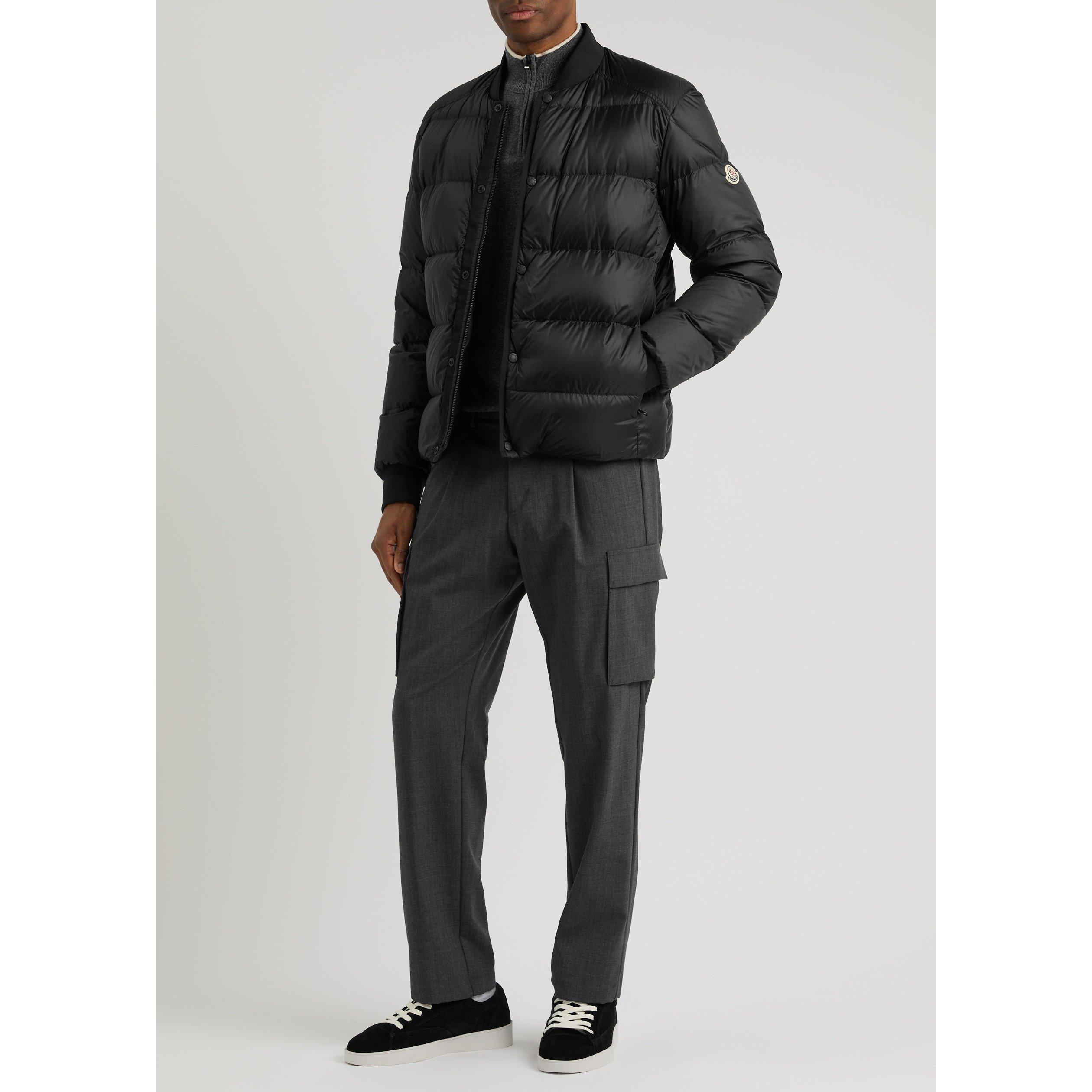 BLACK - Moncler - Men's Bazena Midweight Down Bomber Jacket - 5