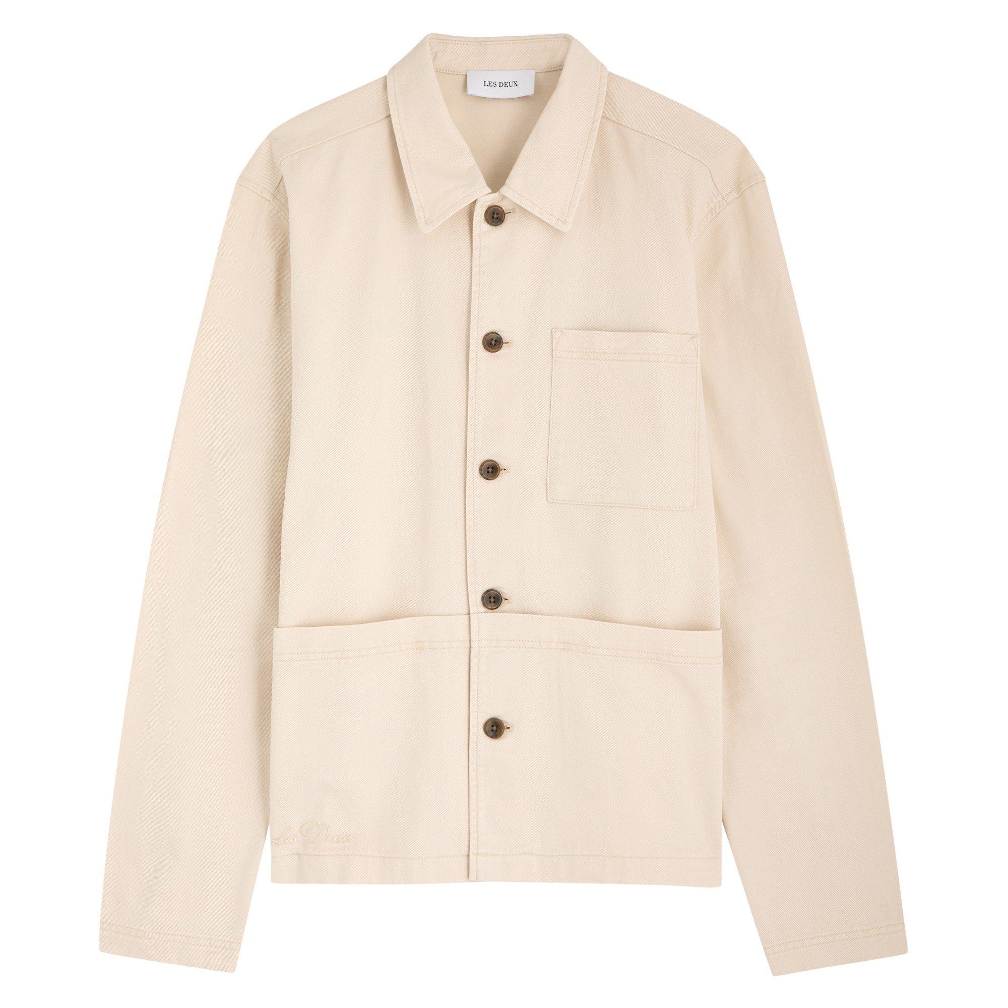 CREAM - Les Deux - LD Journey Embroid Overshirt