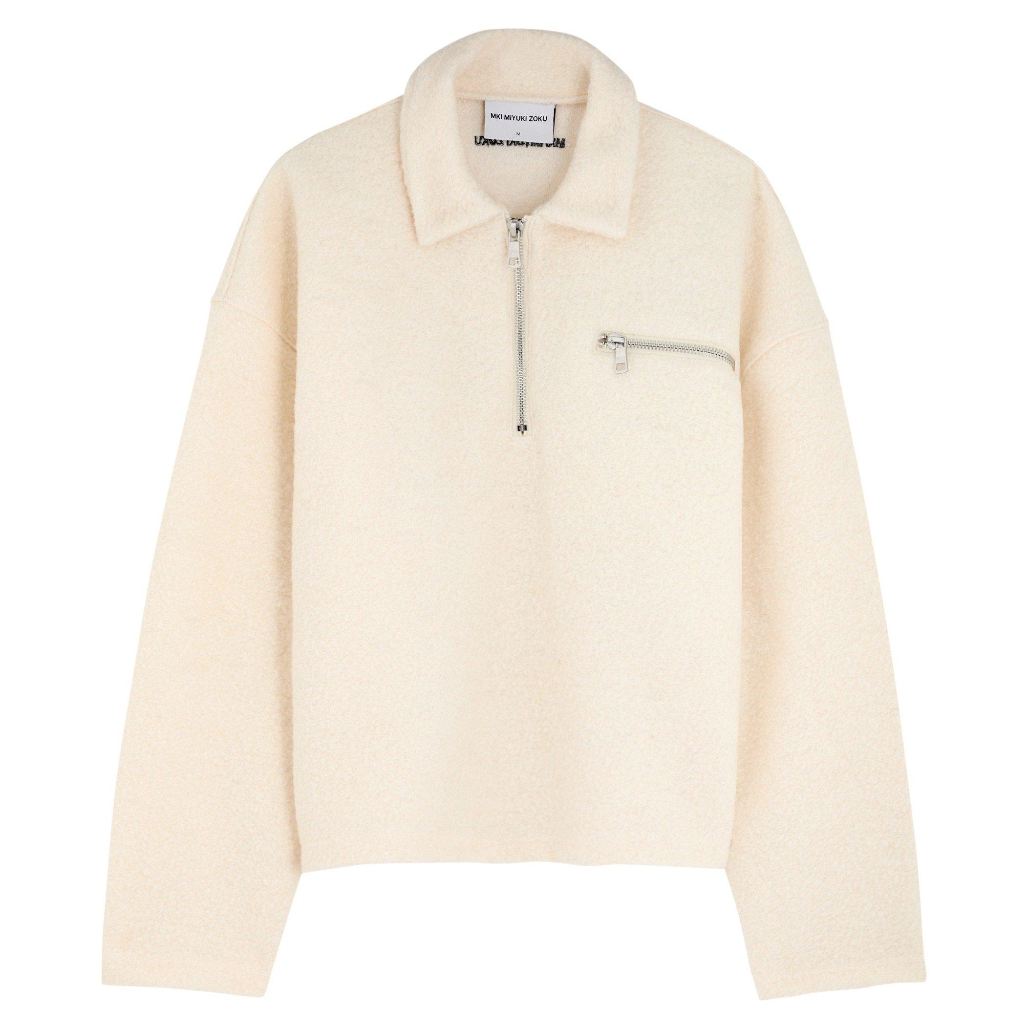 OFF WHITE - MKI MIYUKI ZOKU - MKI BOUCLE OVERSHIRT