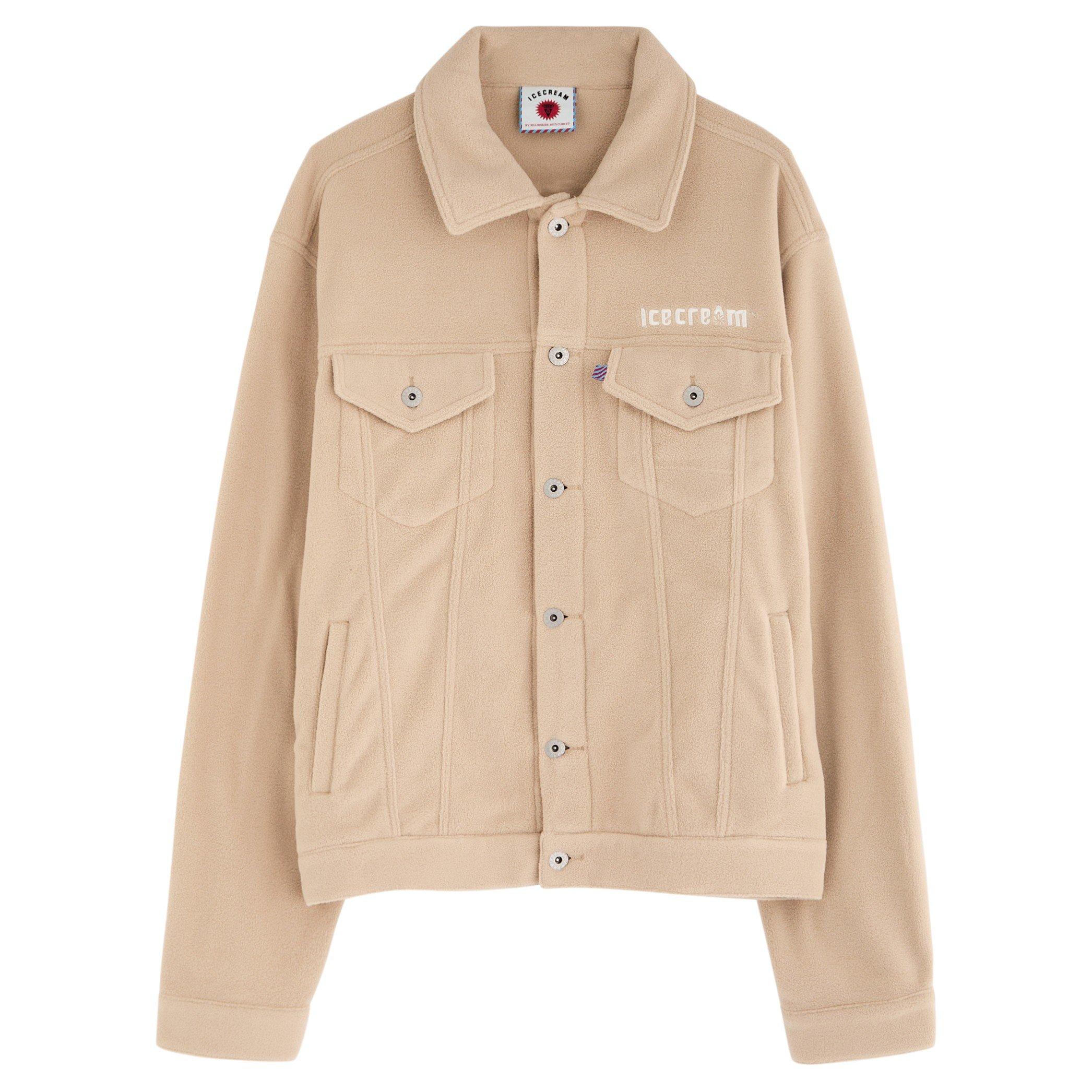 BEIGE - Unknown - IC FLEECE TRUCKER JACKET