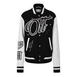 Off White Women's Star Varsity Jacket
