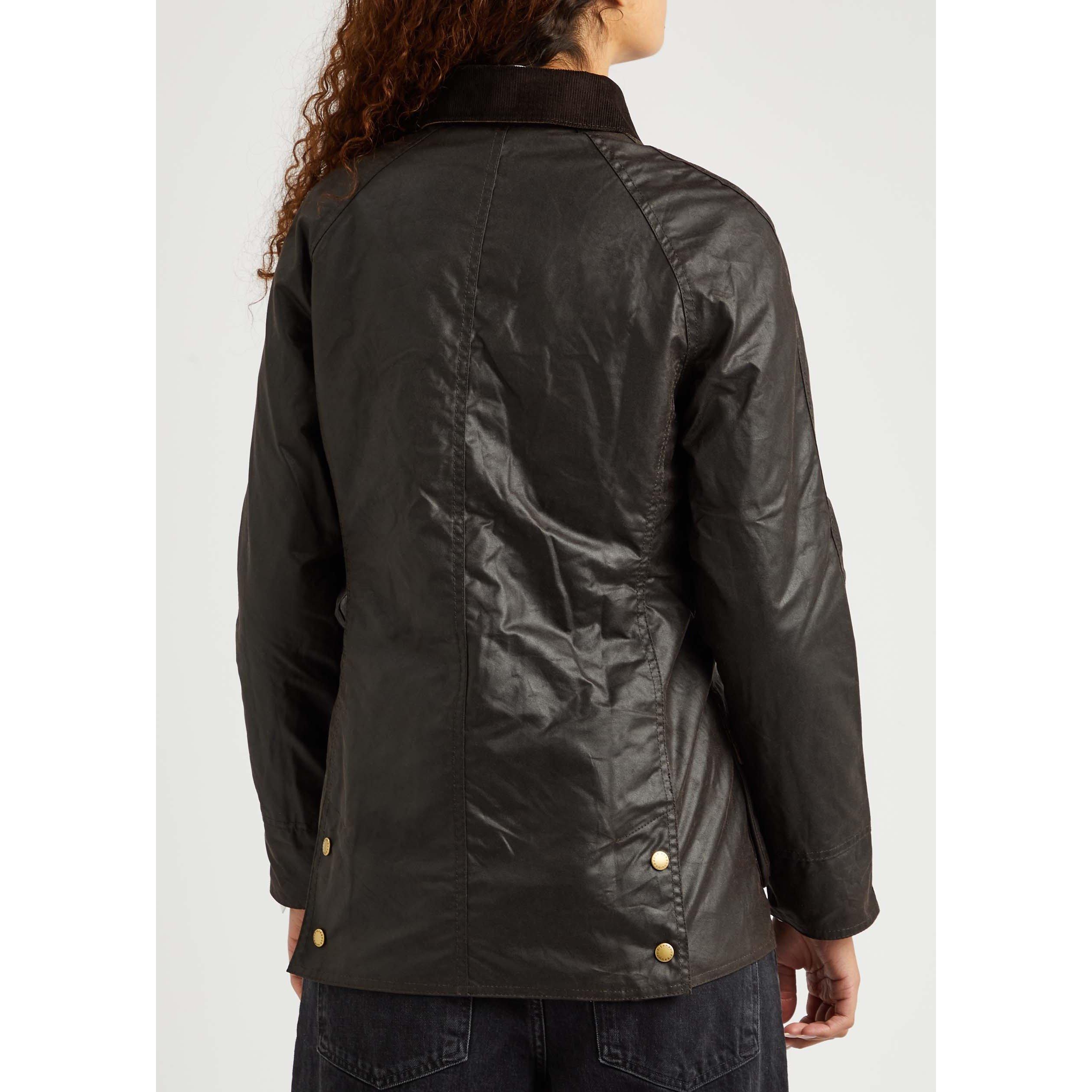 BROWN - Barbour - Women's Beadnell Slim Fit Wax Jacket - 3