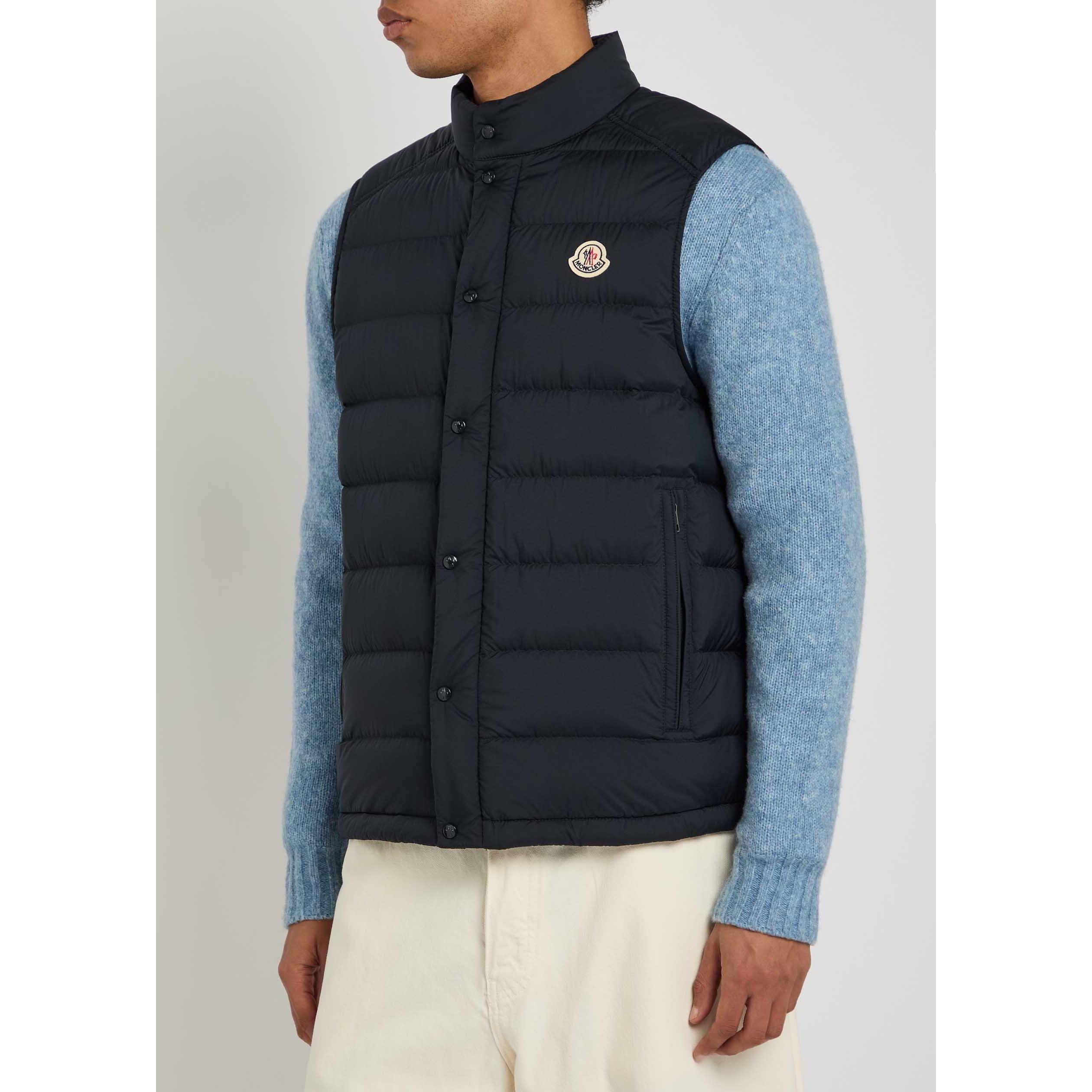 NAVY - Moncler - Men's Barthe Quilted Gilet - 2