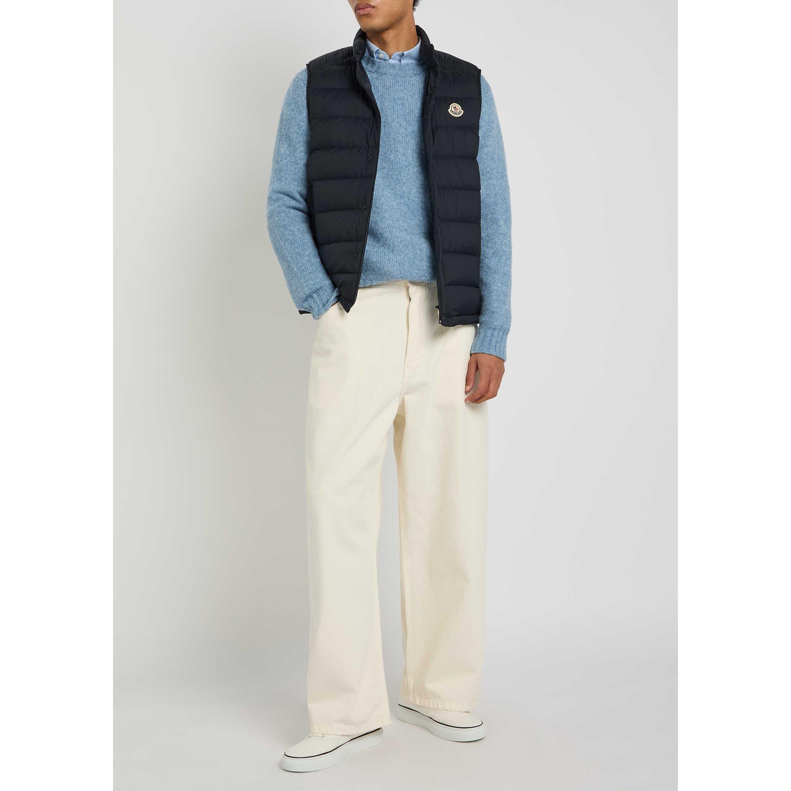 NAVY - Moncler - Men's Barthe Quilted Gilet - 5
