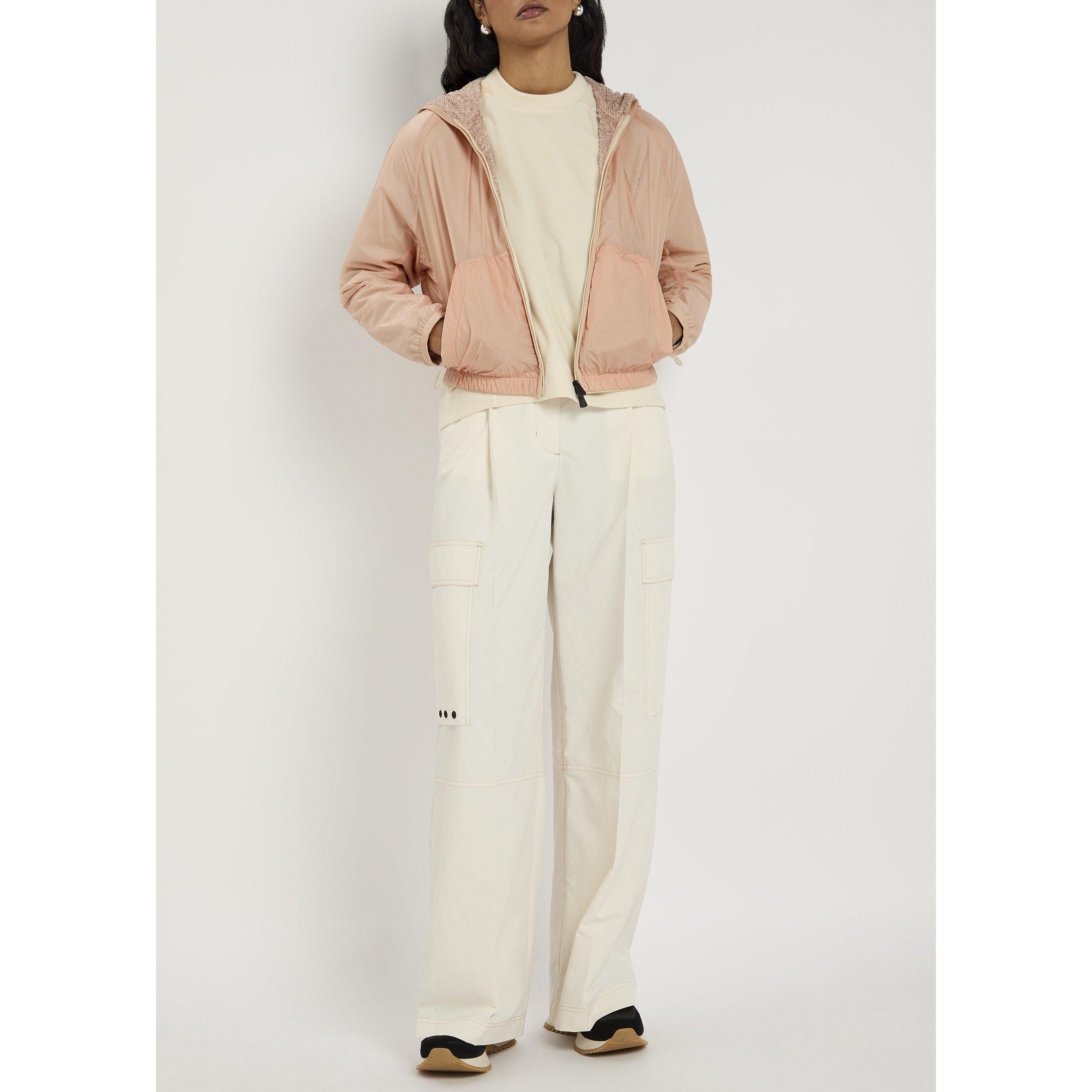 PINK LIGHT - Moncler - ZIP UP CARDIGAN - 5