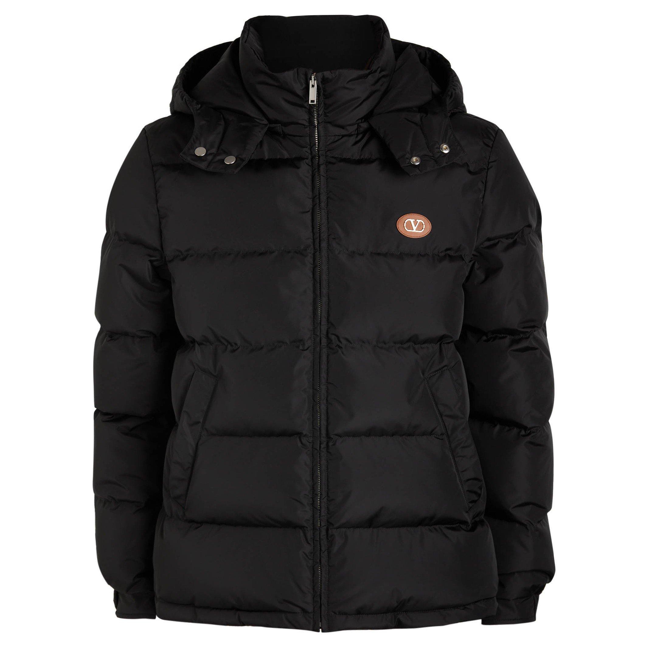 BLACK - Valentino - Men's VLogo Short Puffer Jacket