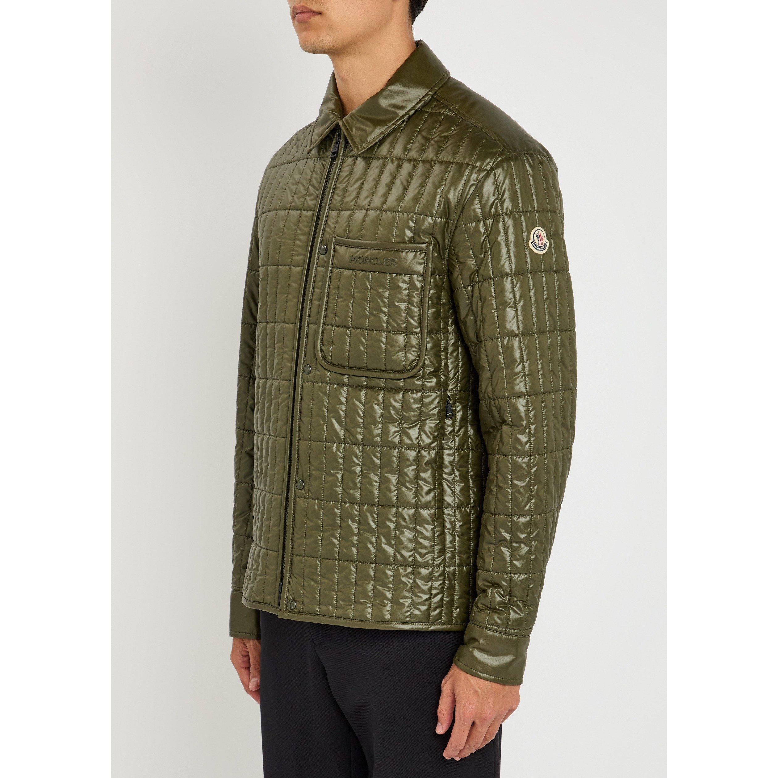 DARK GREEN - Moncler - Men's Madiere Quilted Jacket - 2