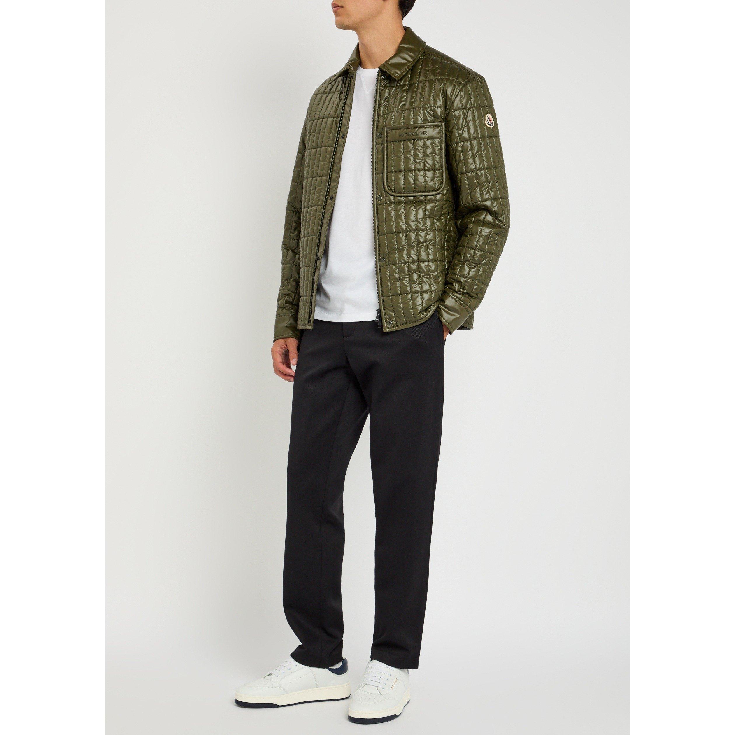 DARK GREEN - Moncler - Men's Madiere Quilted Jacket - 5