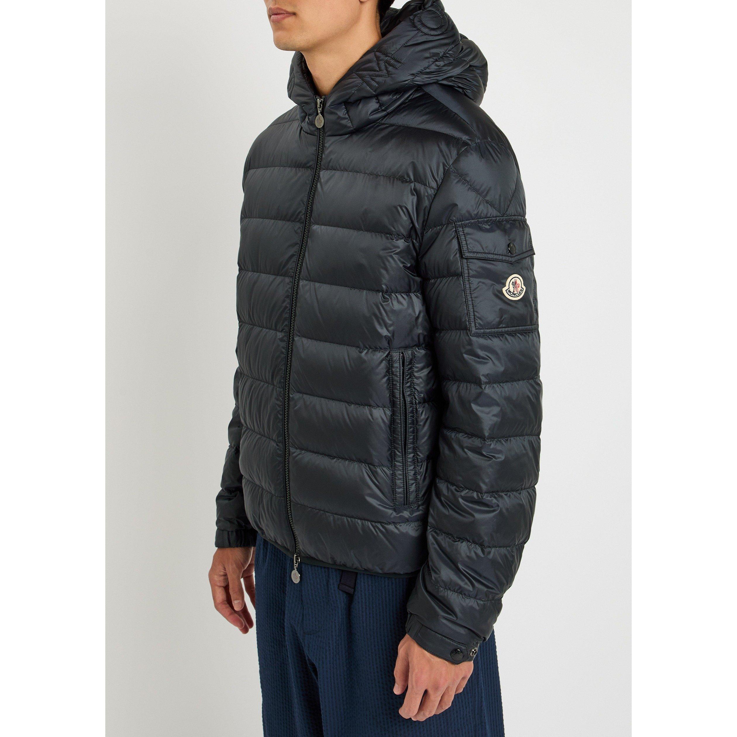 NAVY - Moncler - Men's Najan Logo Hood Down Short Puffer Jacket - 2