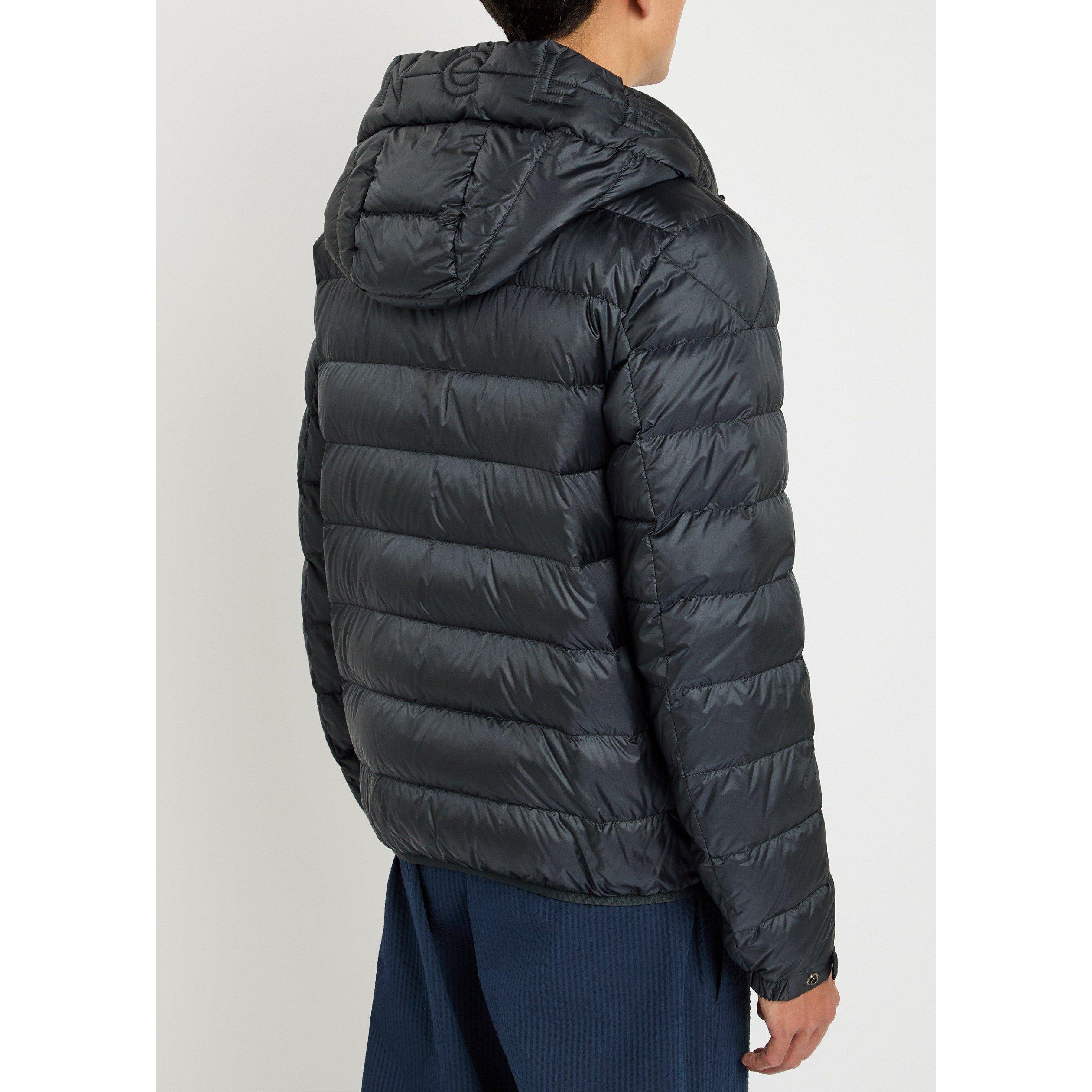 NAVY - Moncler - Men's Najan Logo Hood Down Short Puffer Jacket - 3