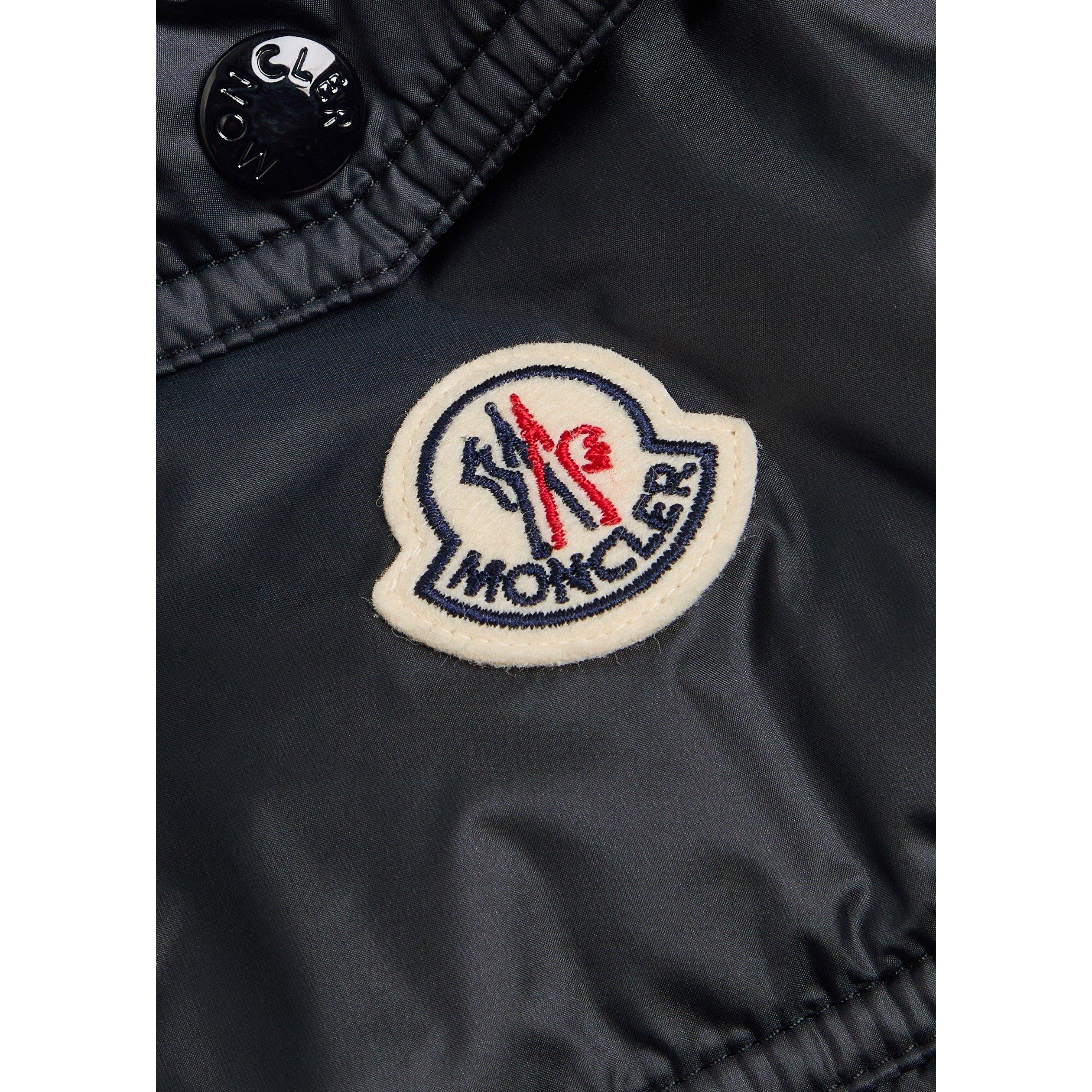 NAVY - Moncler - Men's Najan Logo Hood Down Short Puffer Jacket - 4