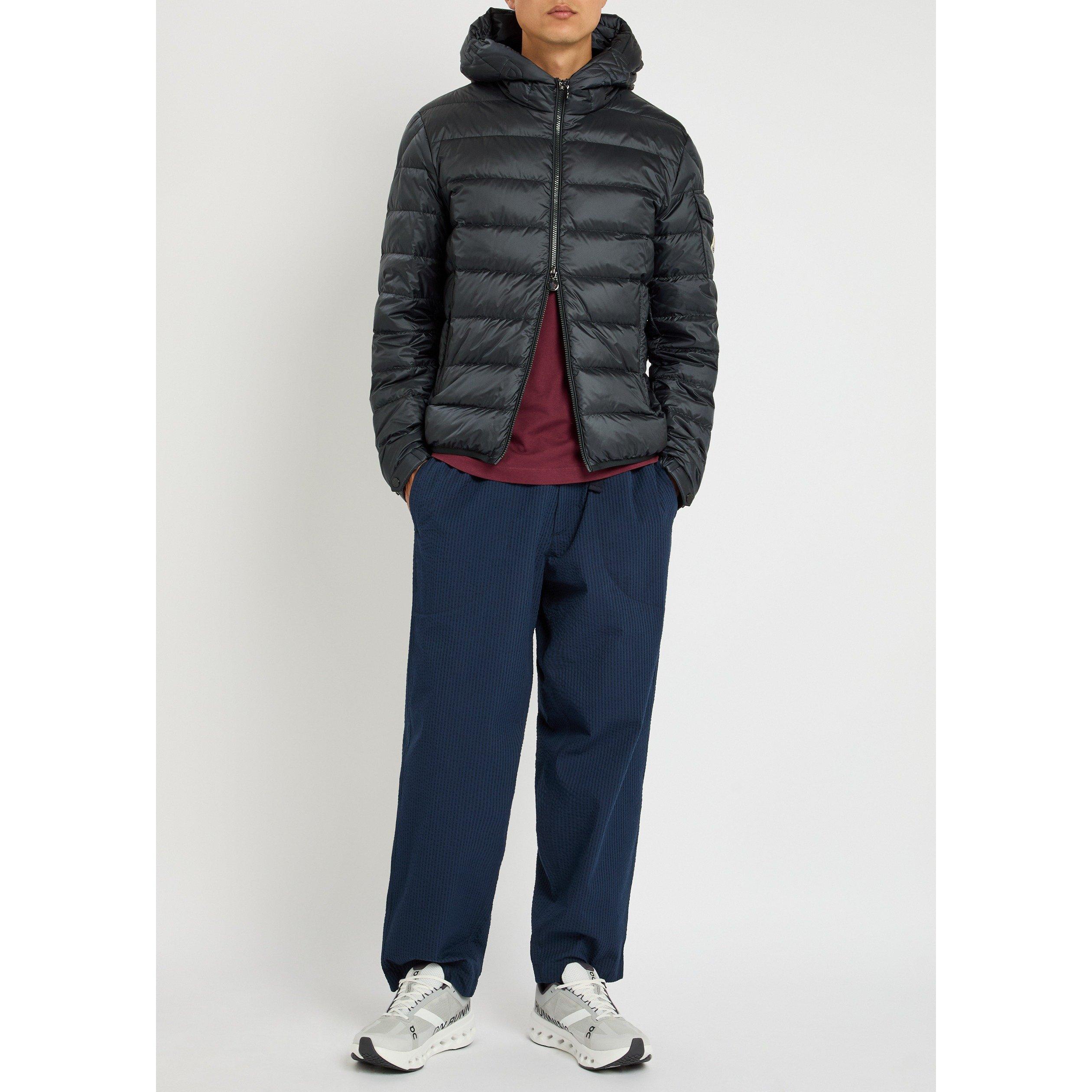 NAVY - Moncler - Men's Najan Logo Hood Down Short Puffer Jacket - 5