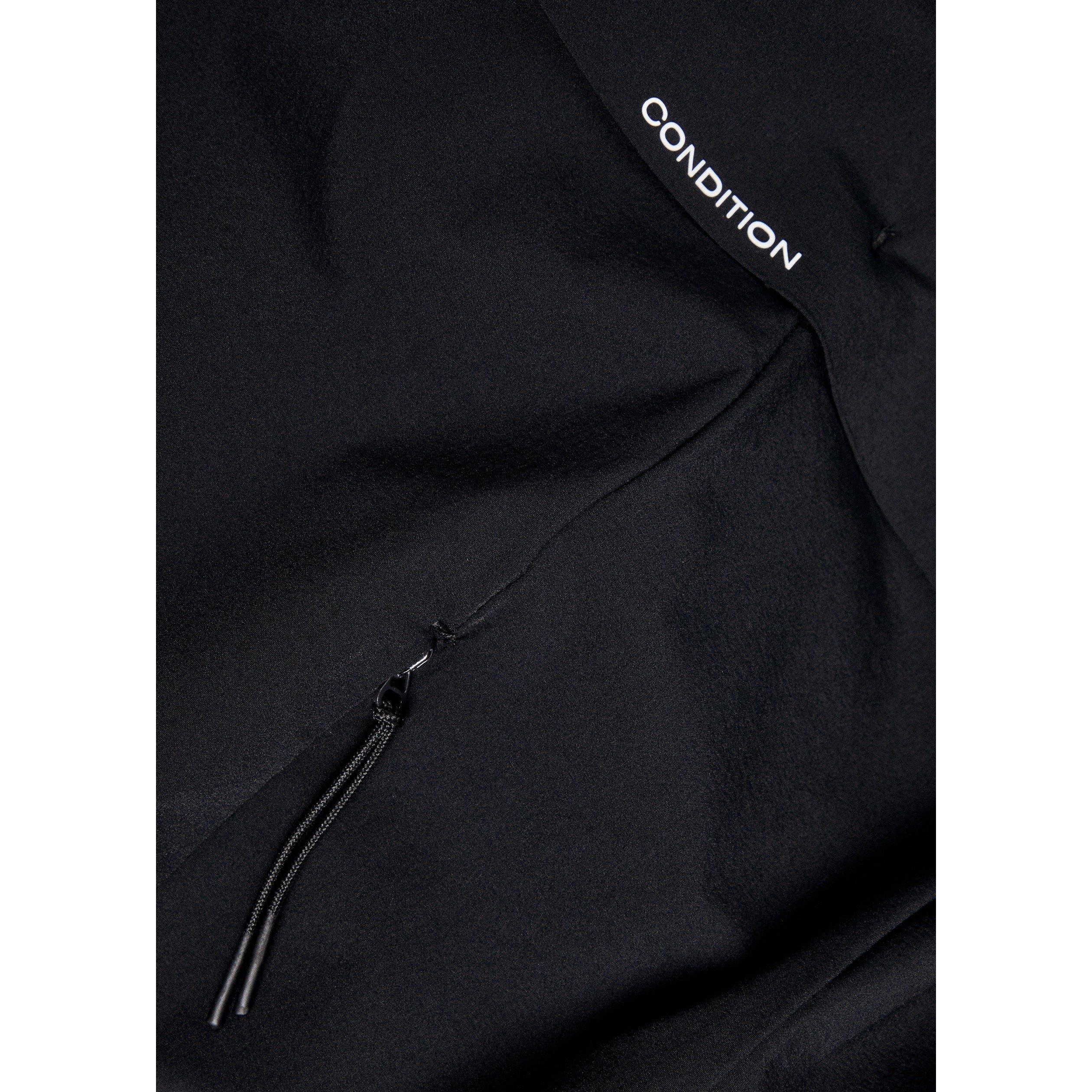 BLACK - Condition - Men's Hooded Windbreaker - 4