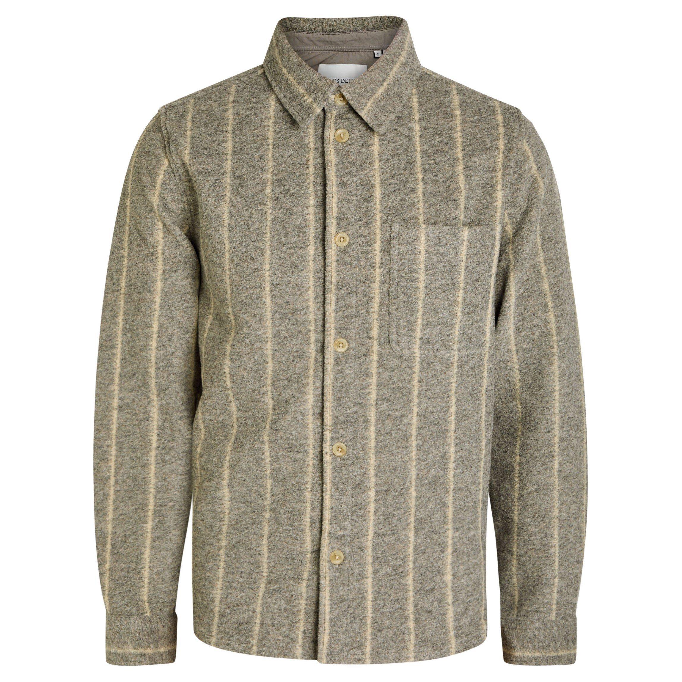 GREY - Les Deux - LD Lennon Wool Pinstripe Overs