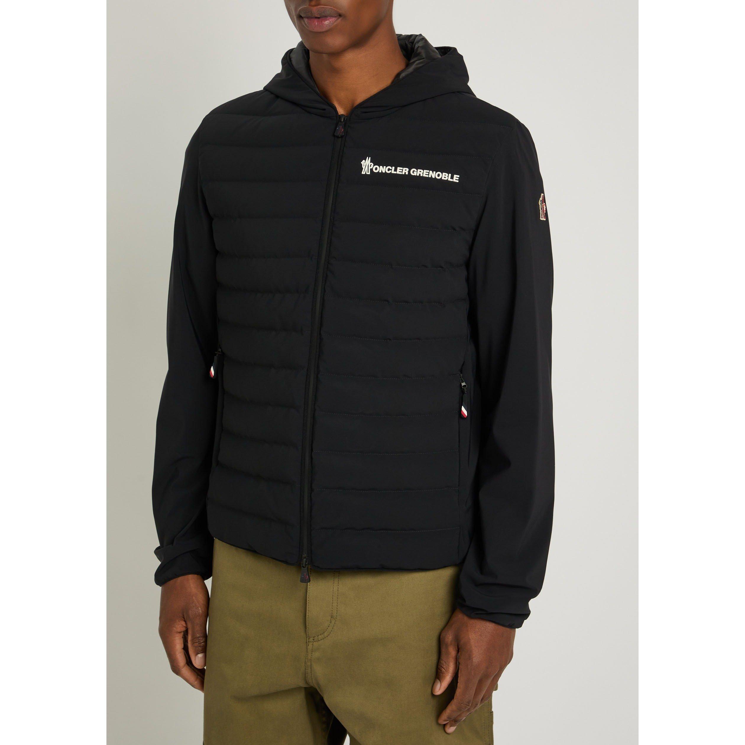 BLACK - Moncler Grenoble - MG QUILT FRONT HOOD MID LAYER - 2