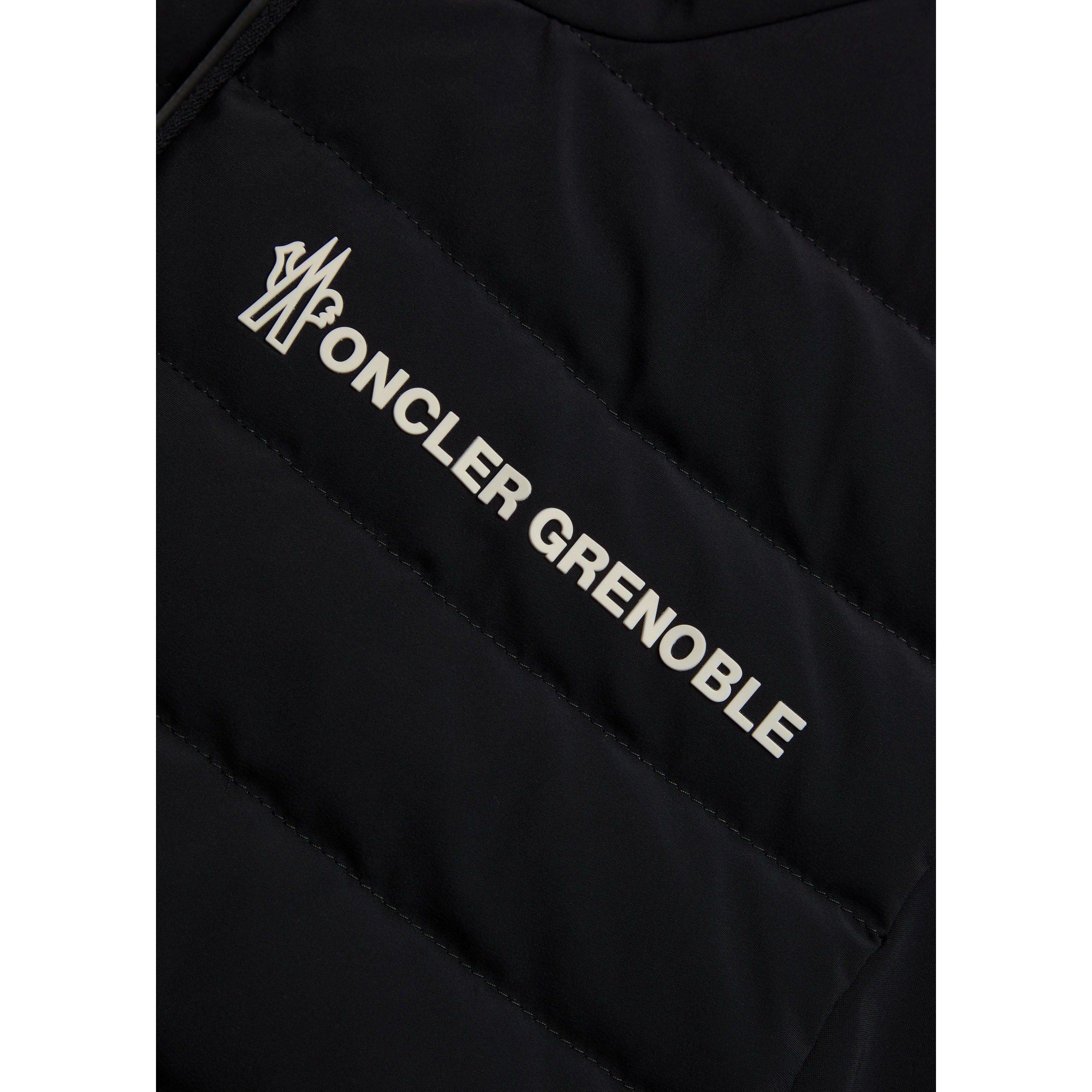 BLACK - Moncler Grenoble - MG QUILT FRONT HOOD MID LAYER - 4