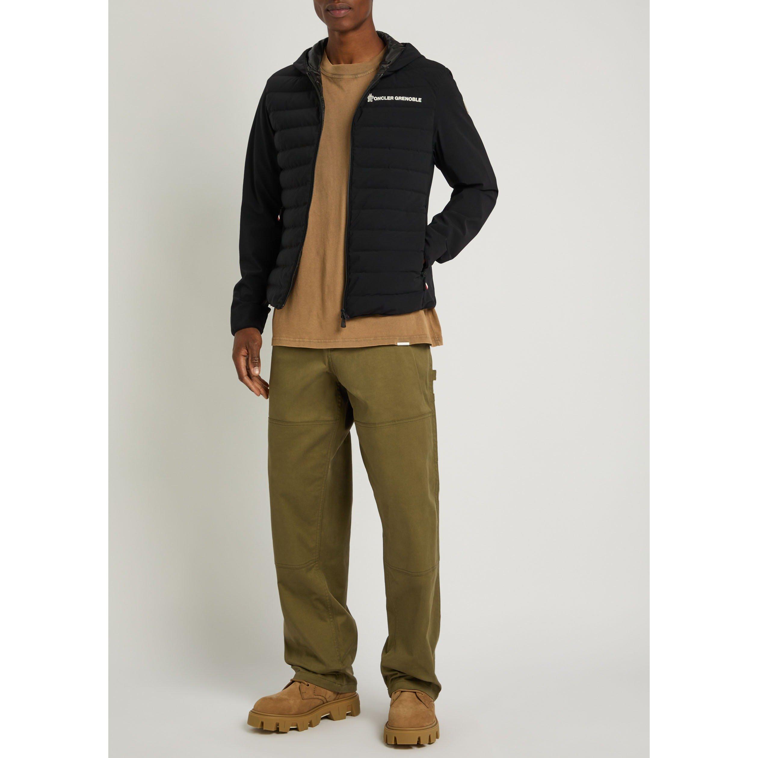 BLACK - Moncler Grenoble - MG QUILT FRONT HOOD MID LAYER - 5