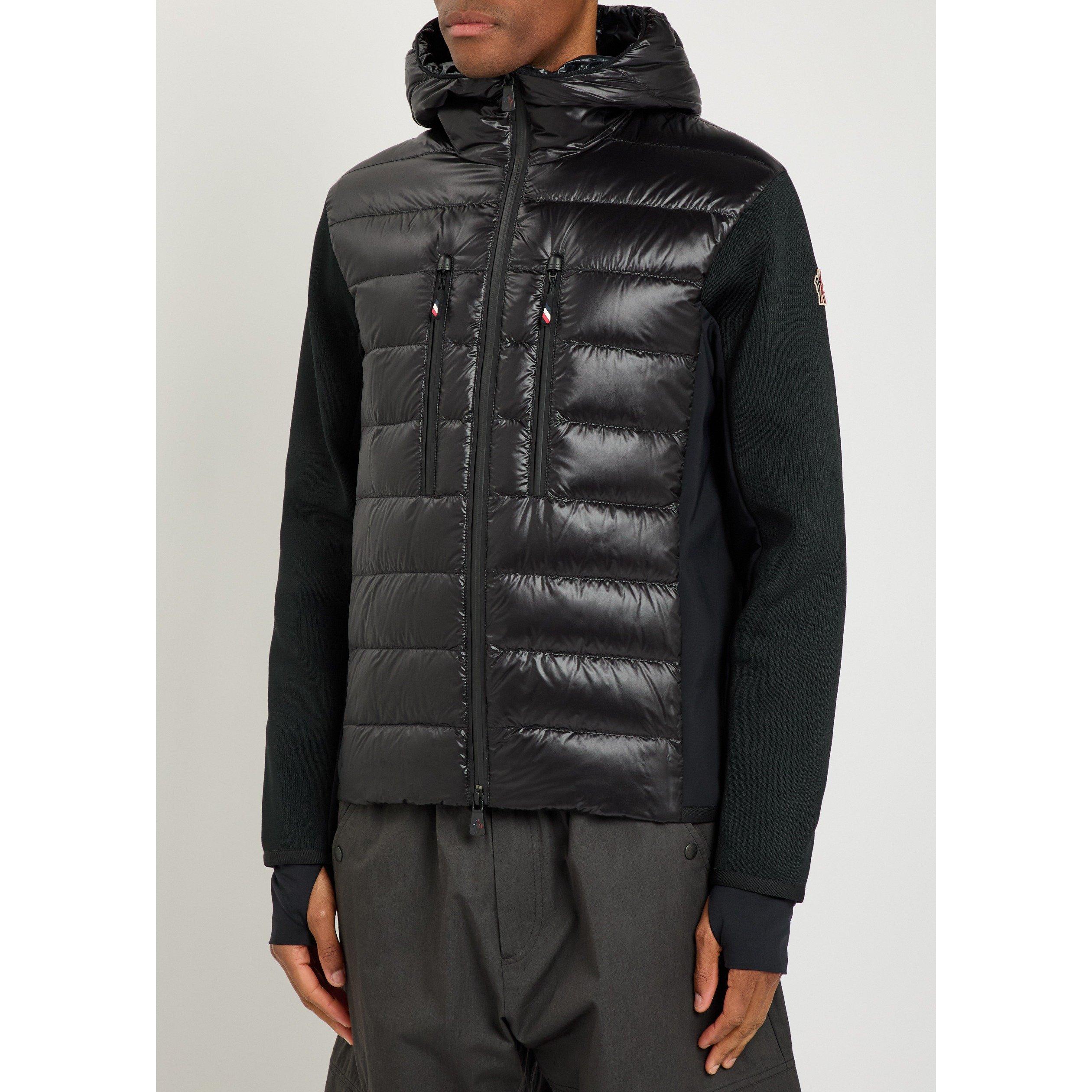 BLACK - Moncler Grenoble - MG QUILT FRONT HOOD MID LAYER - 2