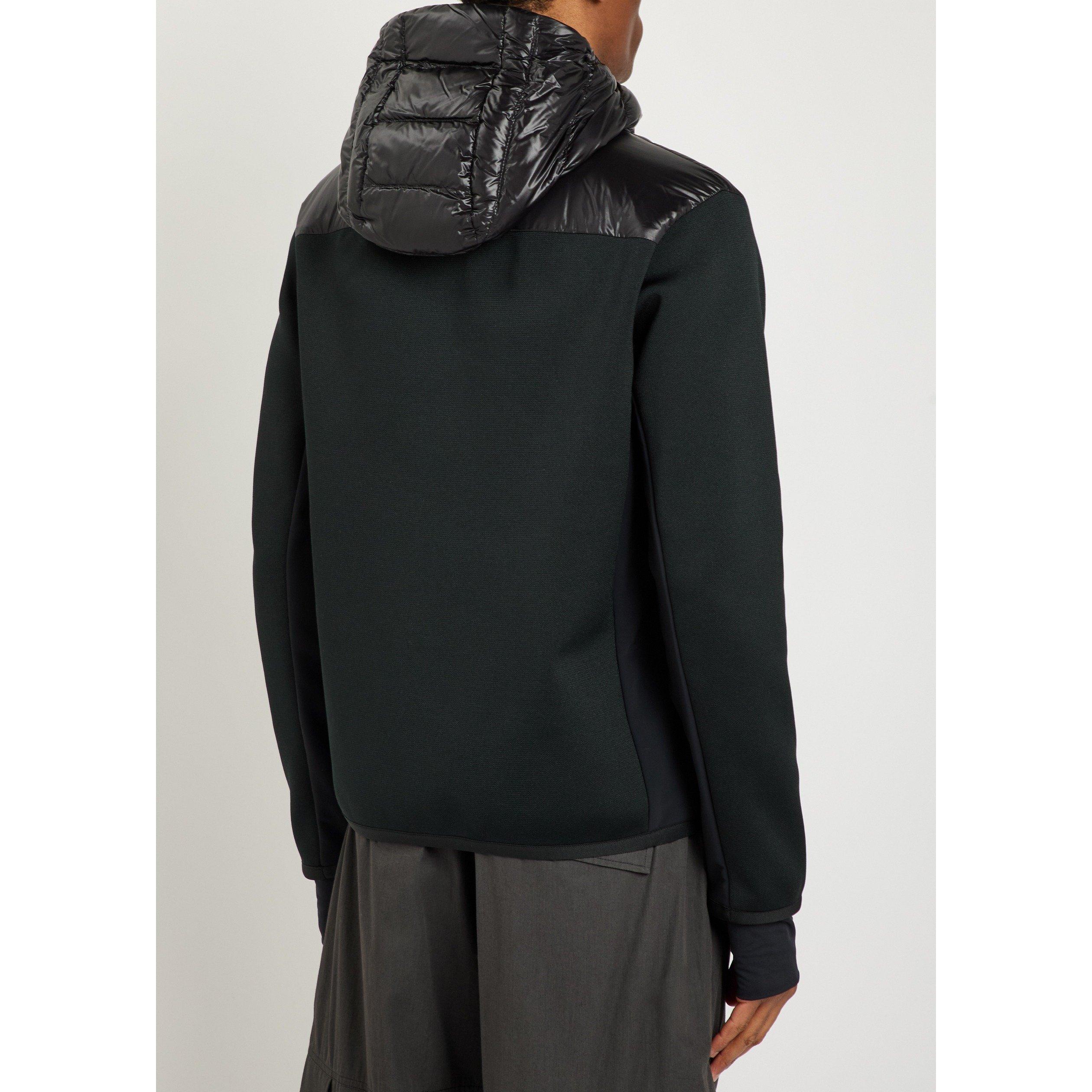BLACK - Moncler Grenoble - MG QUILT FRONT HOOD MID LAYER - 3