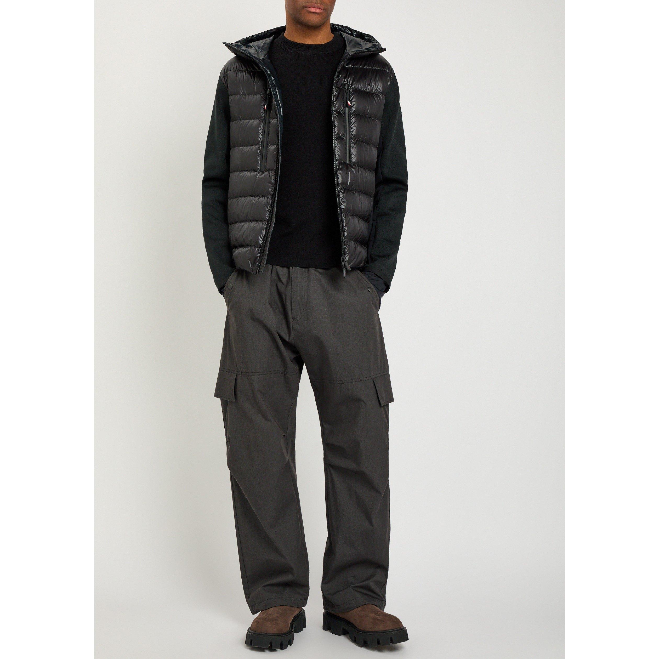 BLACK - Moncler Grenoble - MG QUILT FRONT HOOD MID LAYER - 5